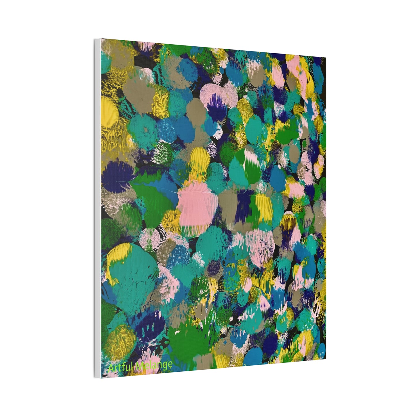 Acrylic Abstract Canvas Print - Richly Textured Artistry