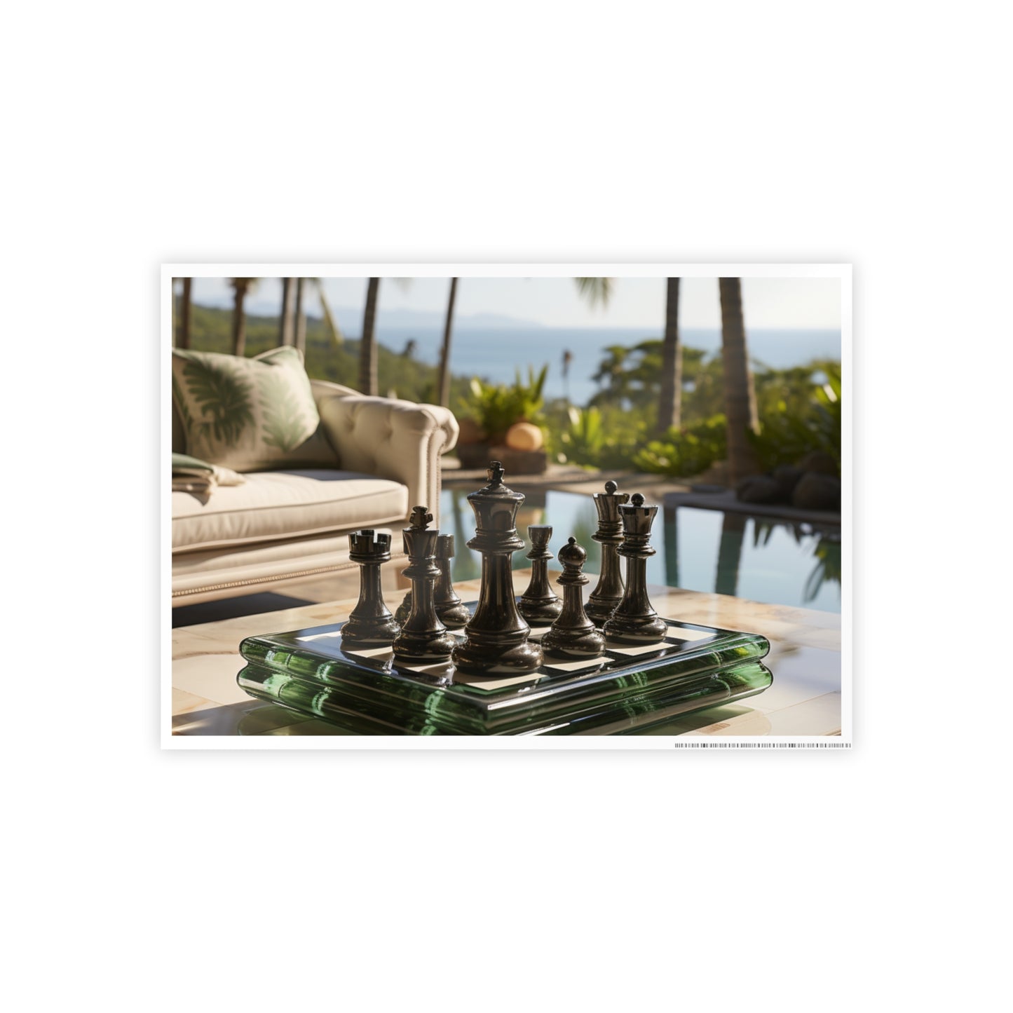 Grandmaster Majesty- Chess Set Poster Print Series