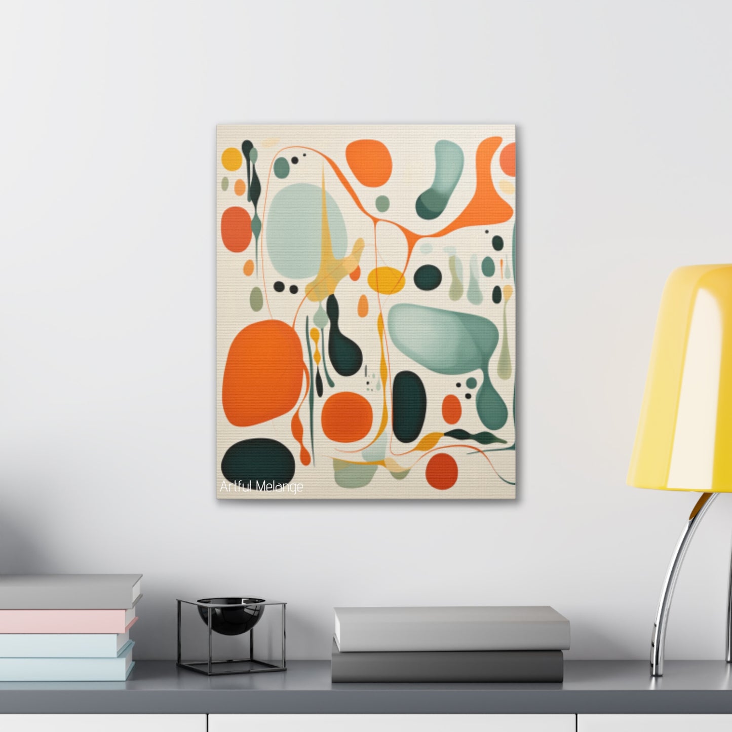 Primary Elegance: A Symphony of Sophistication Canvas Print