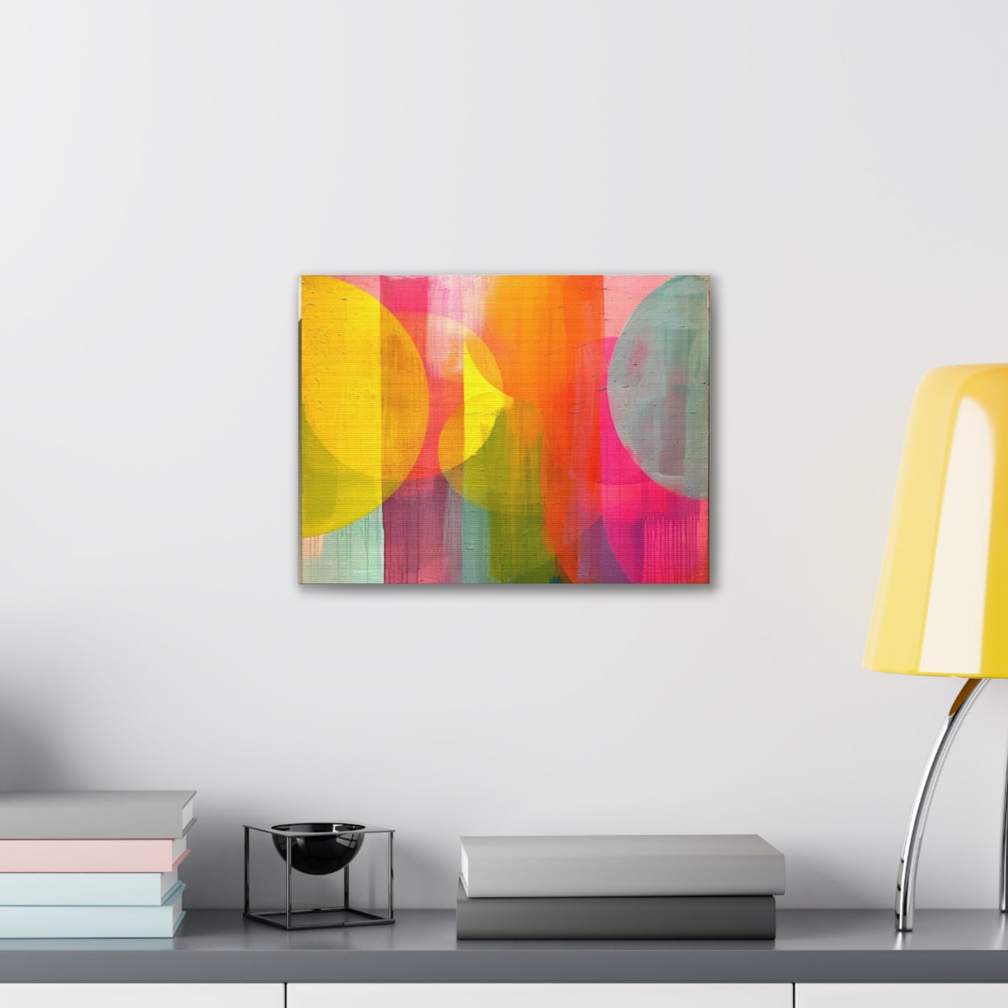 Primary Elegance: A Symphony of Sophistication Canvas Print