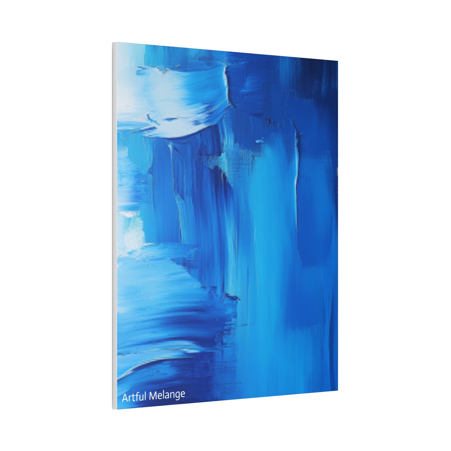 Acrylic Abstract Canvas Print - Richly Textured Artistry