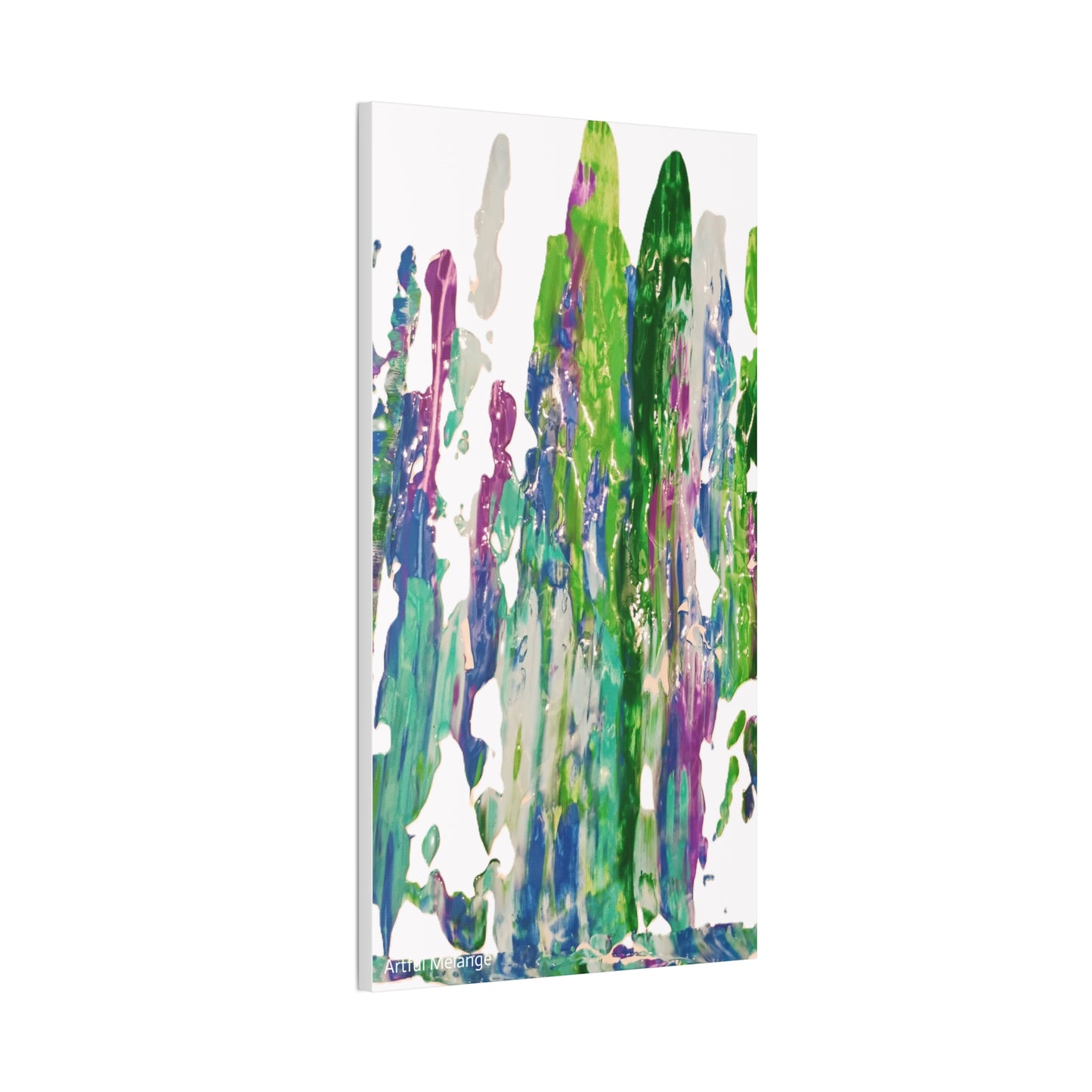 Acrylic Abstract Canvas Print - Richly Textured Artistry