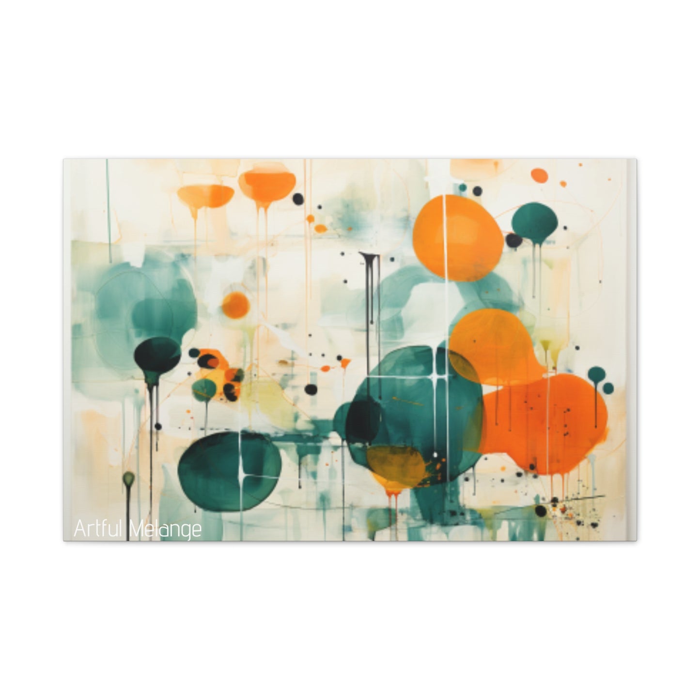 Primary Elegance: A Symphony of Sophistication Canvas Print