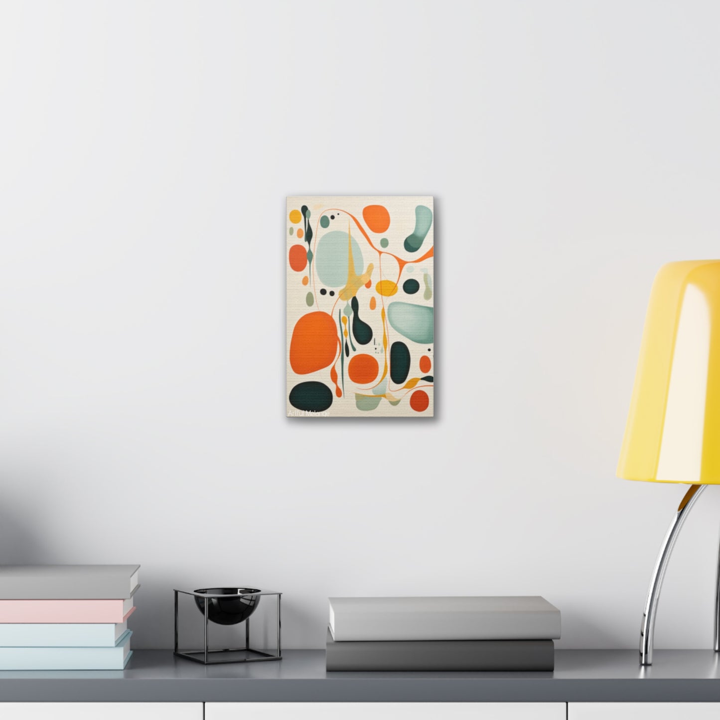 Primary Elegance: A Symphony of Sophistication Canvas Print