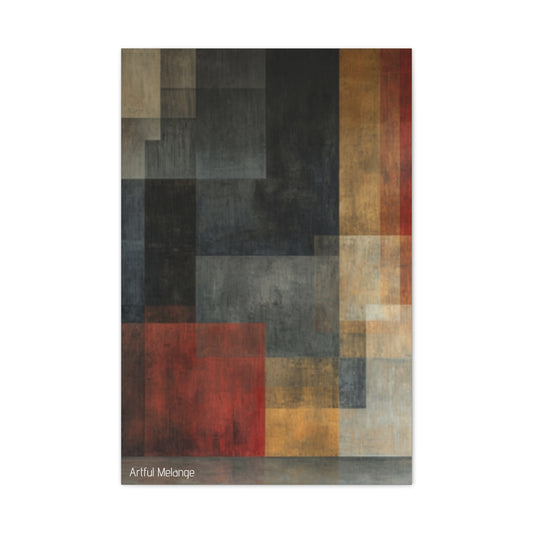 Primary Elegance: A Symphony of Sophistication Canvas Print