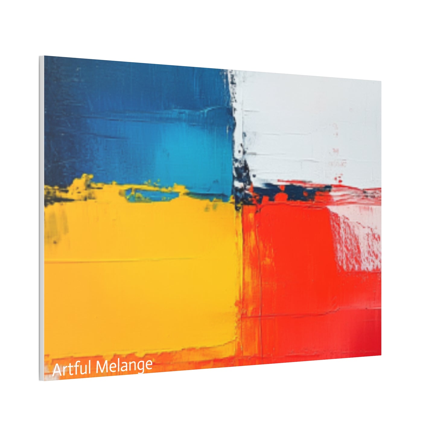 Acrylic Abstract Canvas Print - Richly Textured Artistry