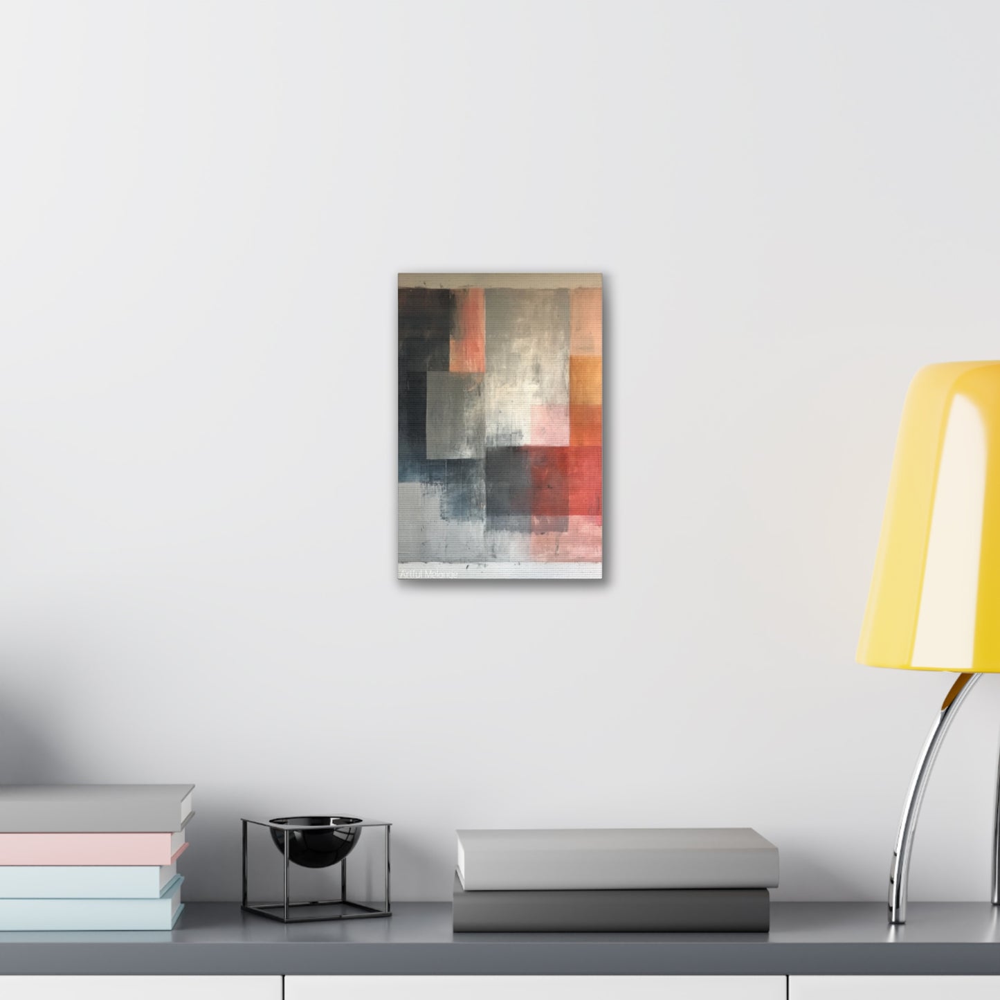 Primary Elegance: A Symphony of Sophistication Canvas Print