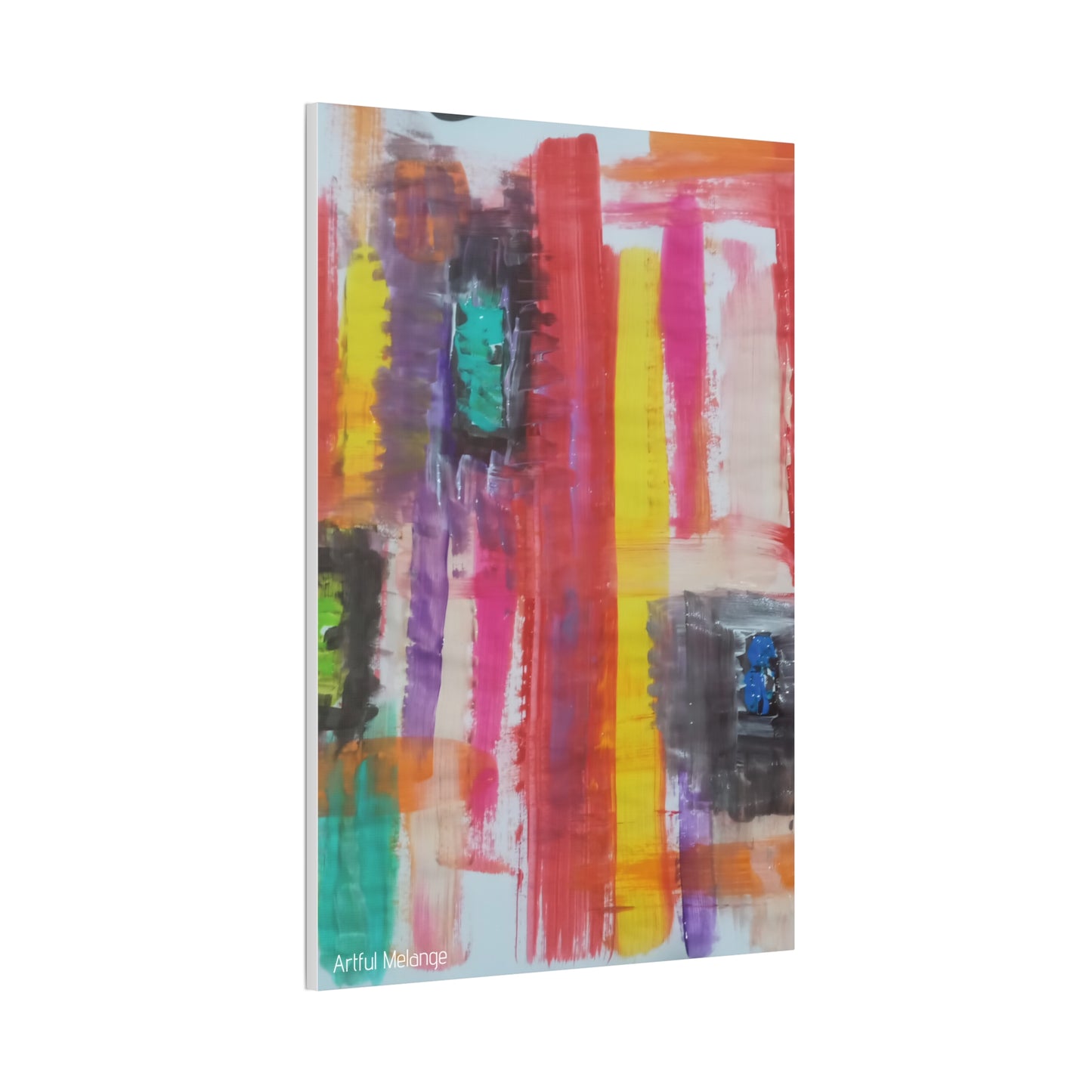 Primary Elegance: A Symphony of Sophistication Canvas Print