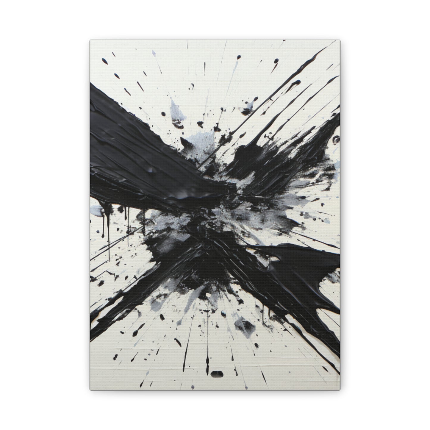 Acrylic Abstract Canvas Print - Richly Textured Artistry