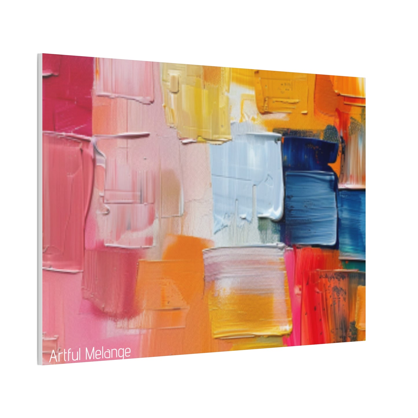 Primary Elegance: A Symphony of Sophistication Canvas Print