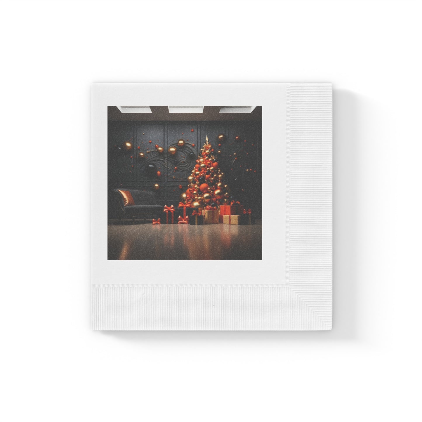 Dynamic Holiday Napkins for Sophisticated Living Spaces