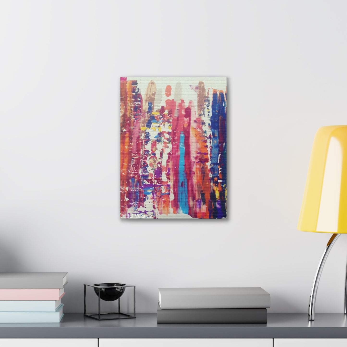 Primary Elegance: A Symphony of Sophistication Canvas Print