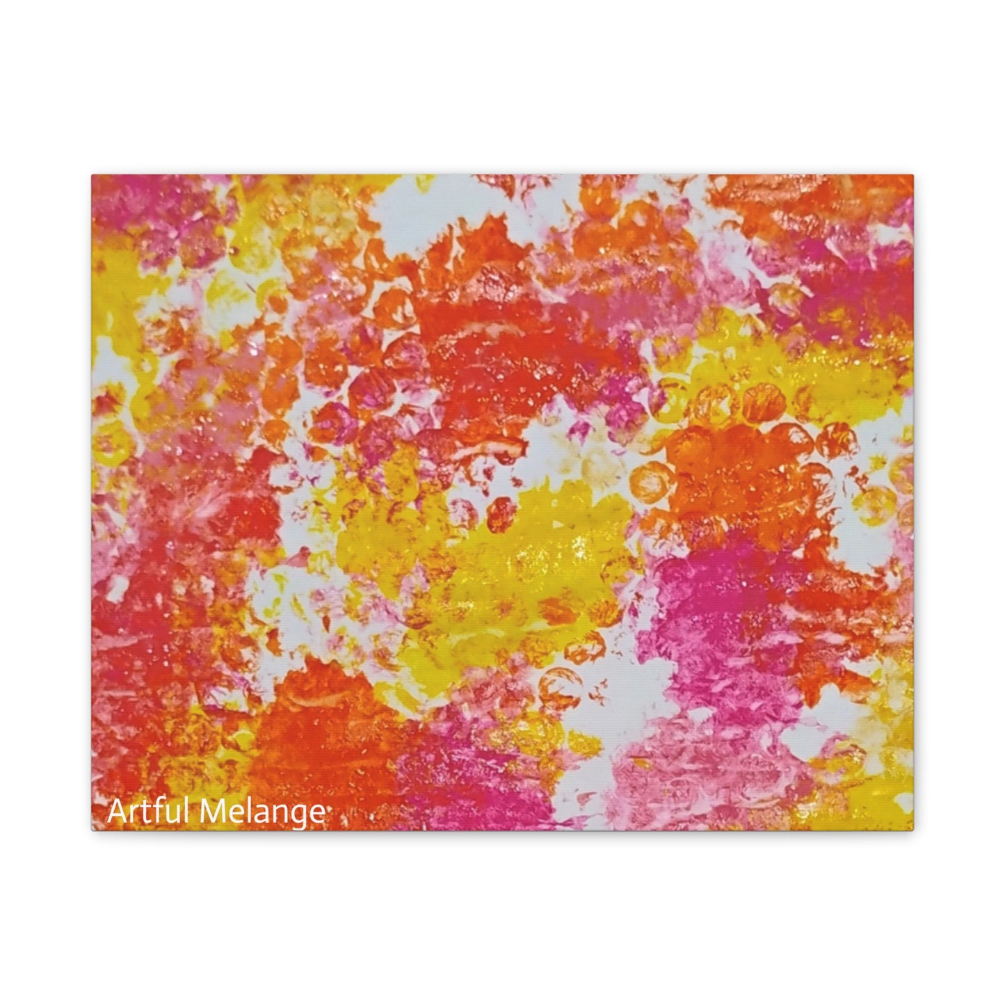 Acrylic Abstract Canvas Print - Richly Textured Artistry