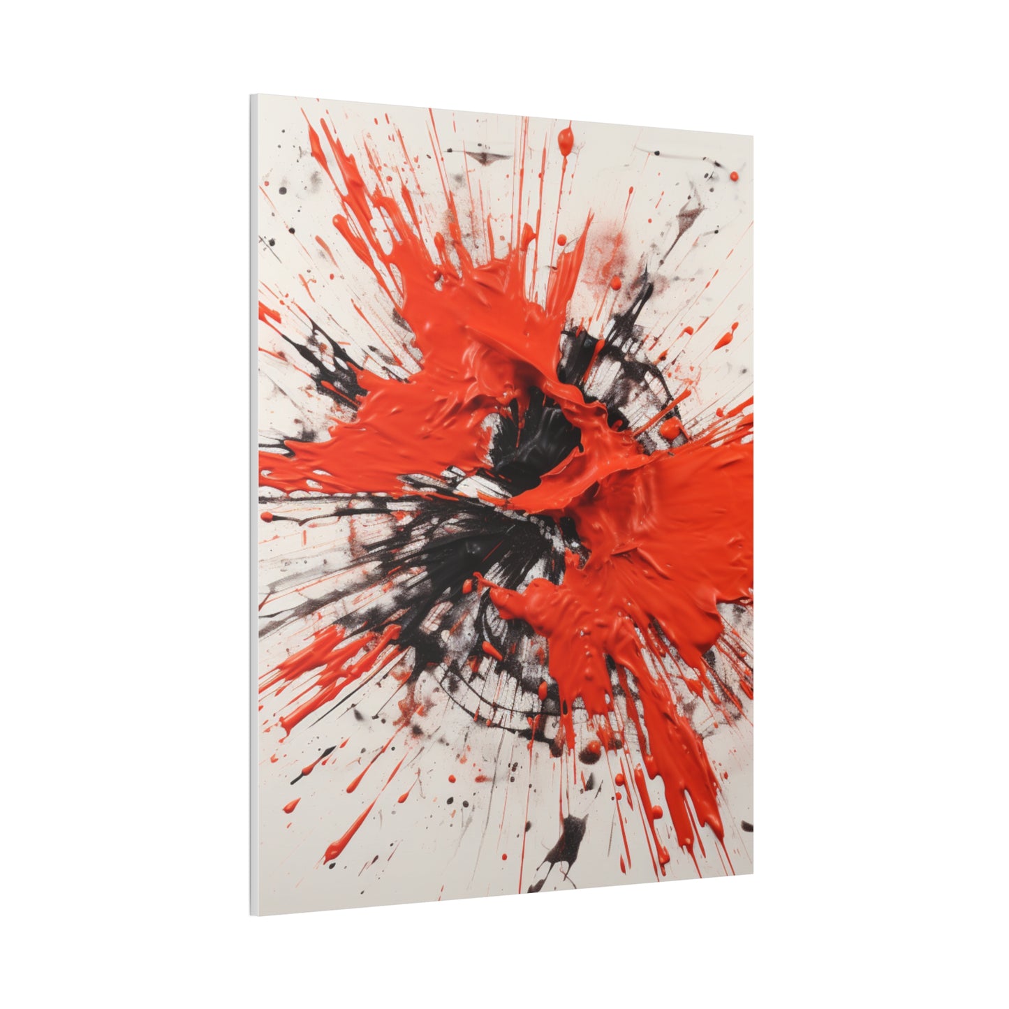 Acrylic Abstract Canvas Print - Richly Textured Artistry