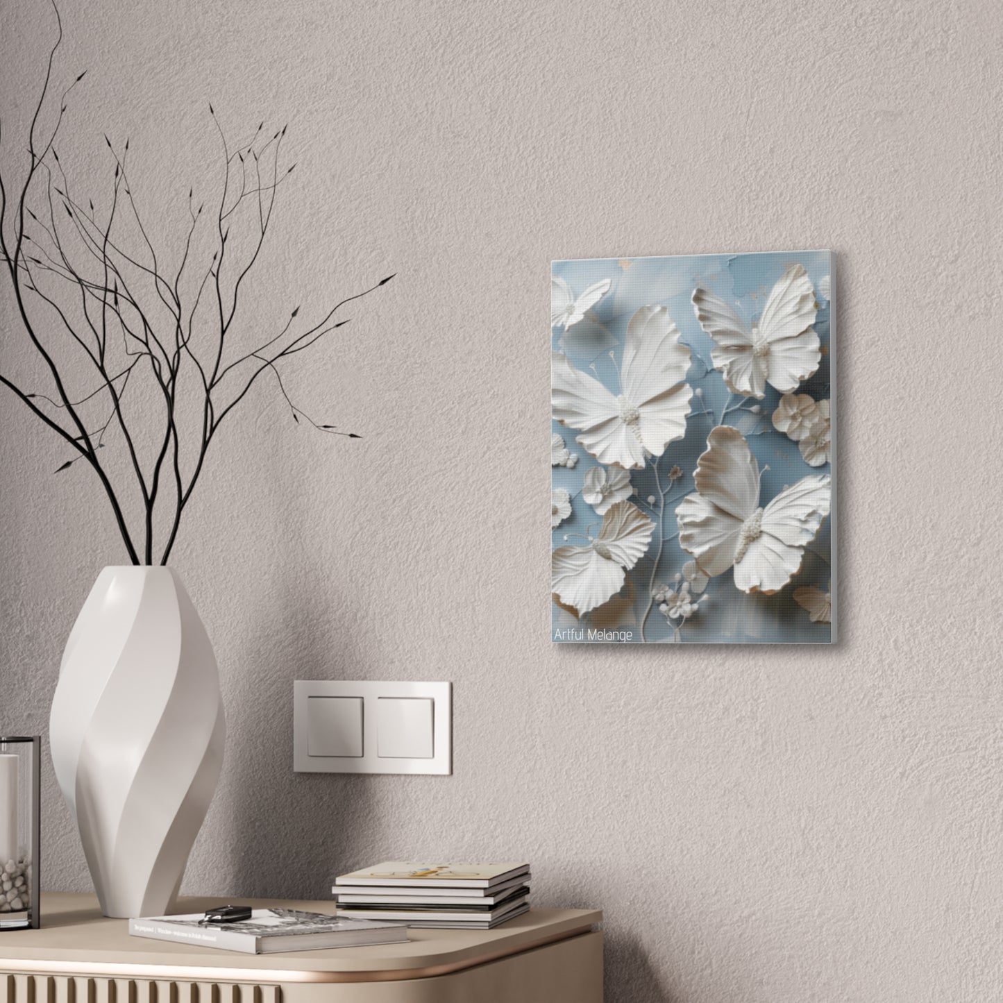 Fluttering Dreams: Butterfly Canvas Print Collection