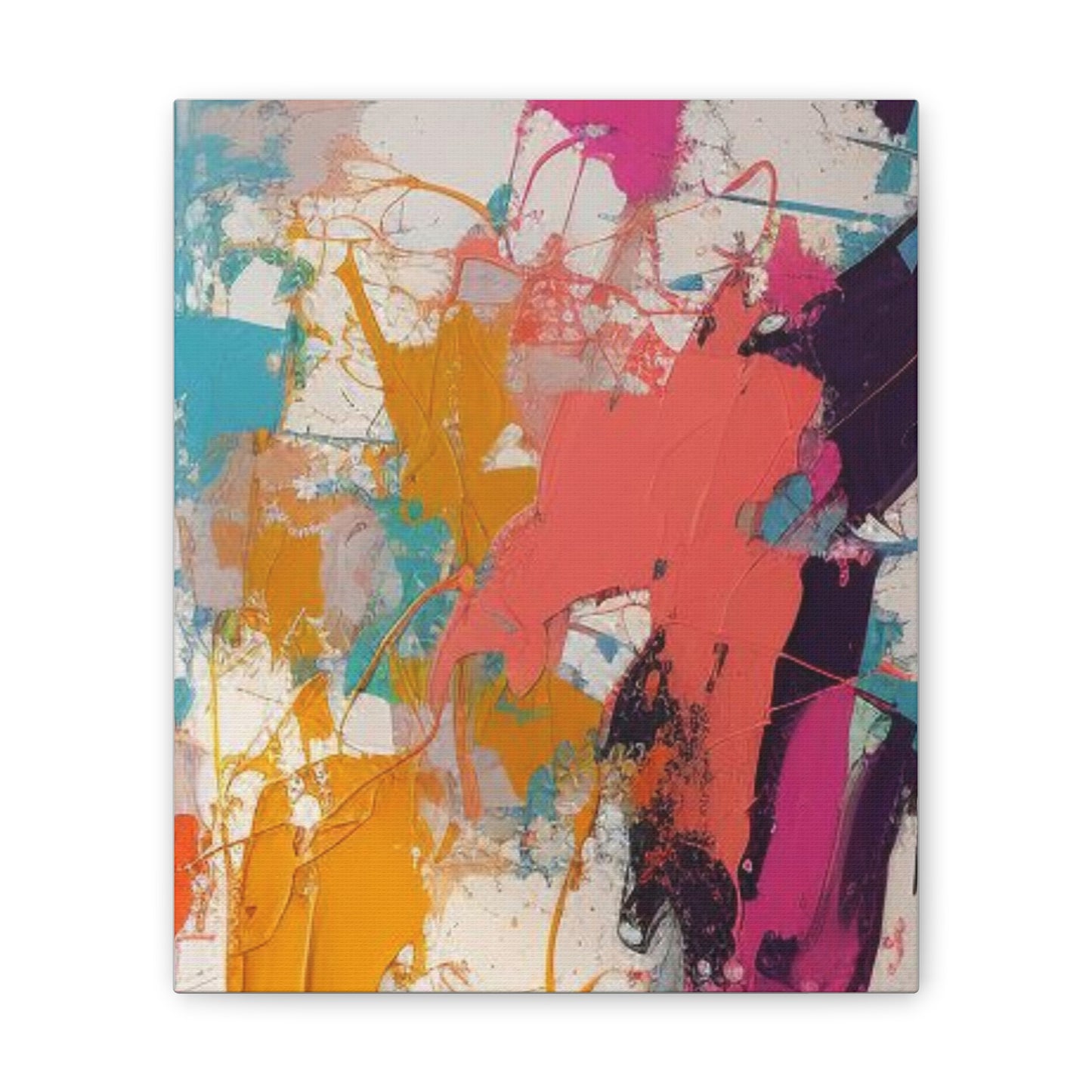 Primary Elegance: A Symphony of Sophistication Canvas Print