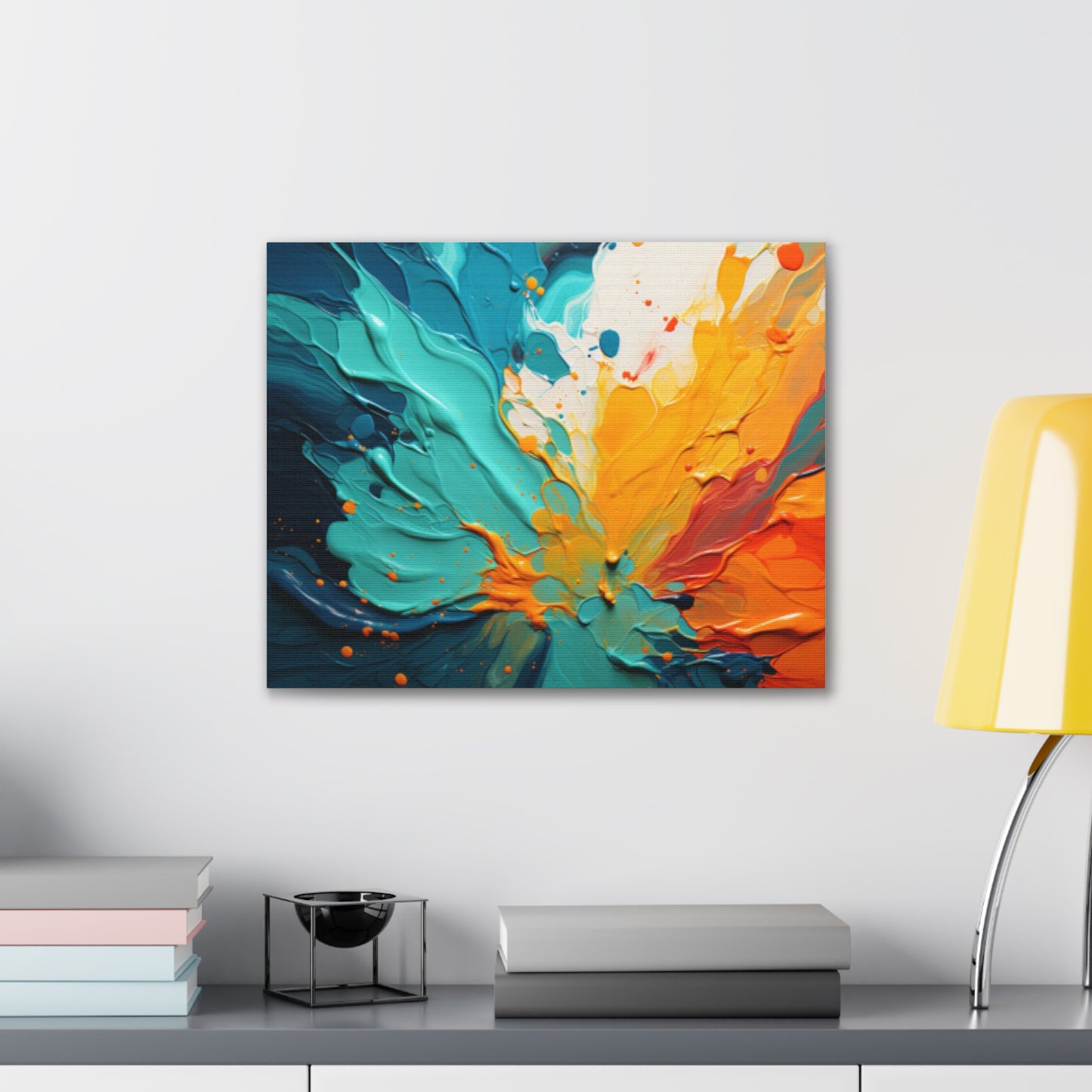 Primary Elegance: A Symphony of Sophistication Canvas Print