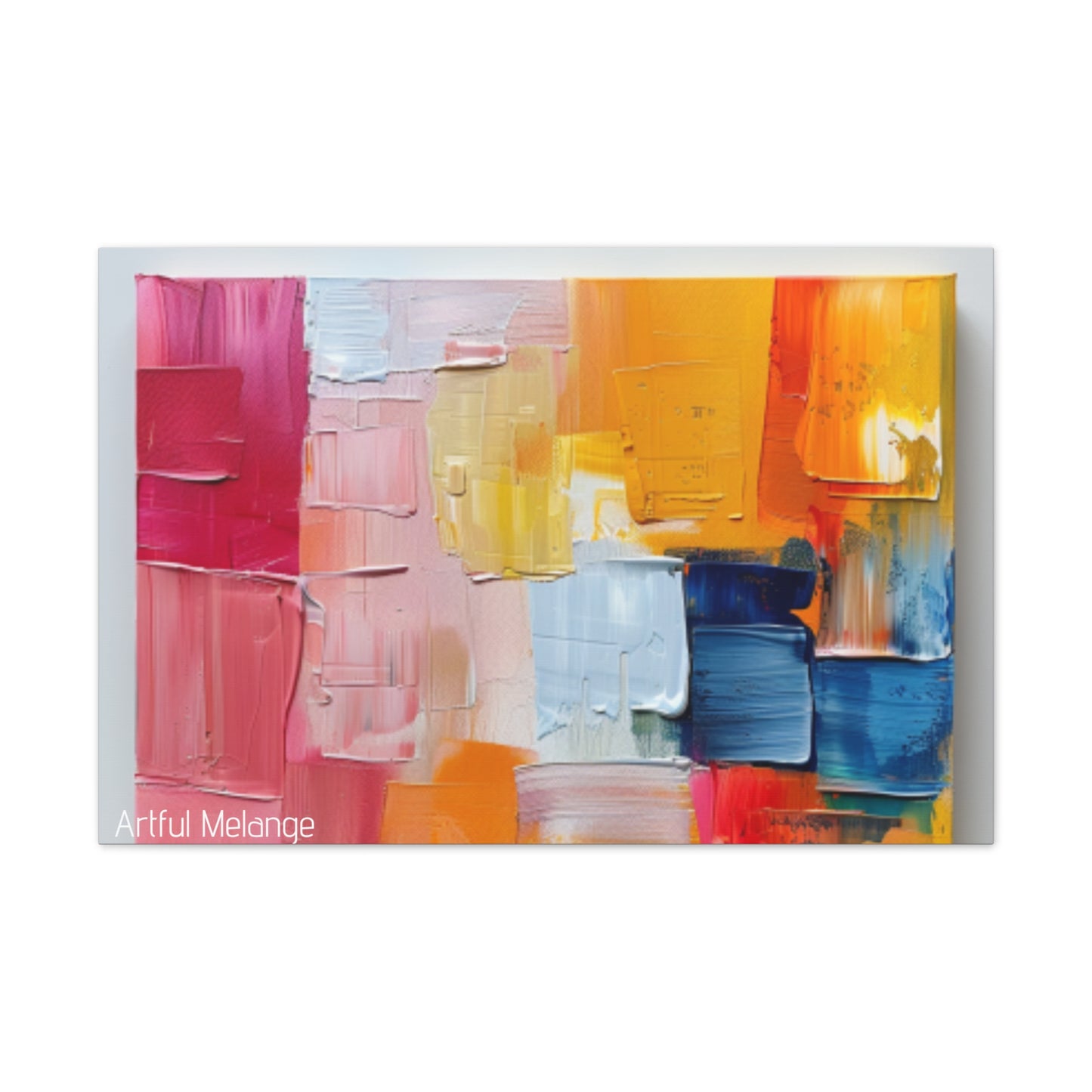 Primary Elegance: A Symphony of Sophistication Canvas Print