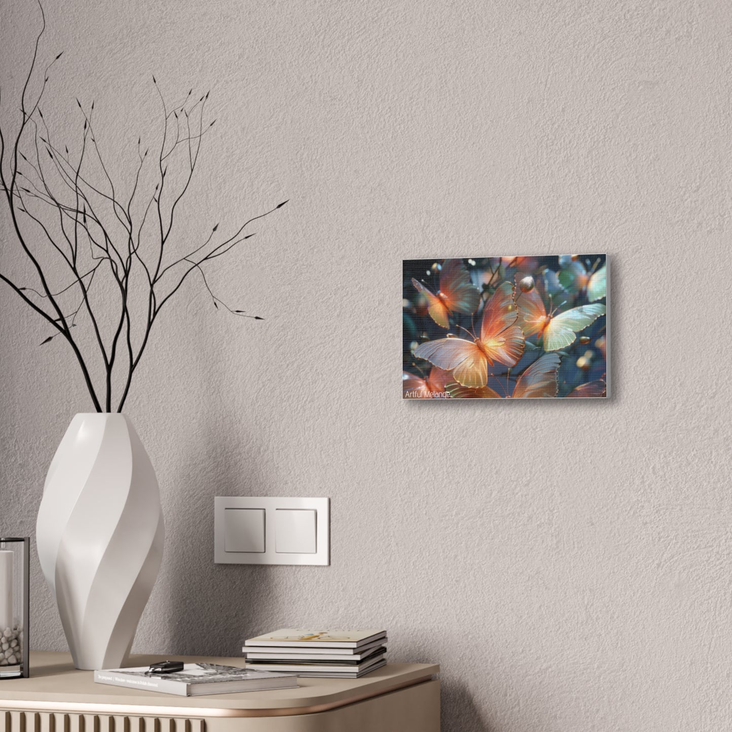 Fluttering Dreams: Butterfly Canvas Print Collection