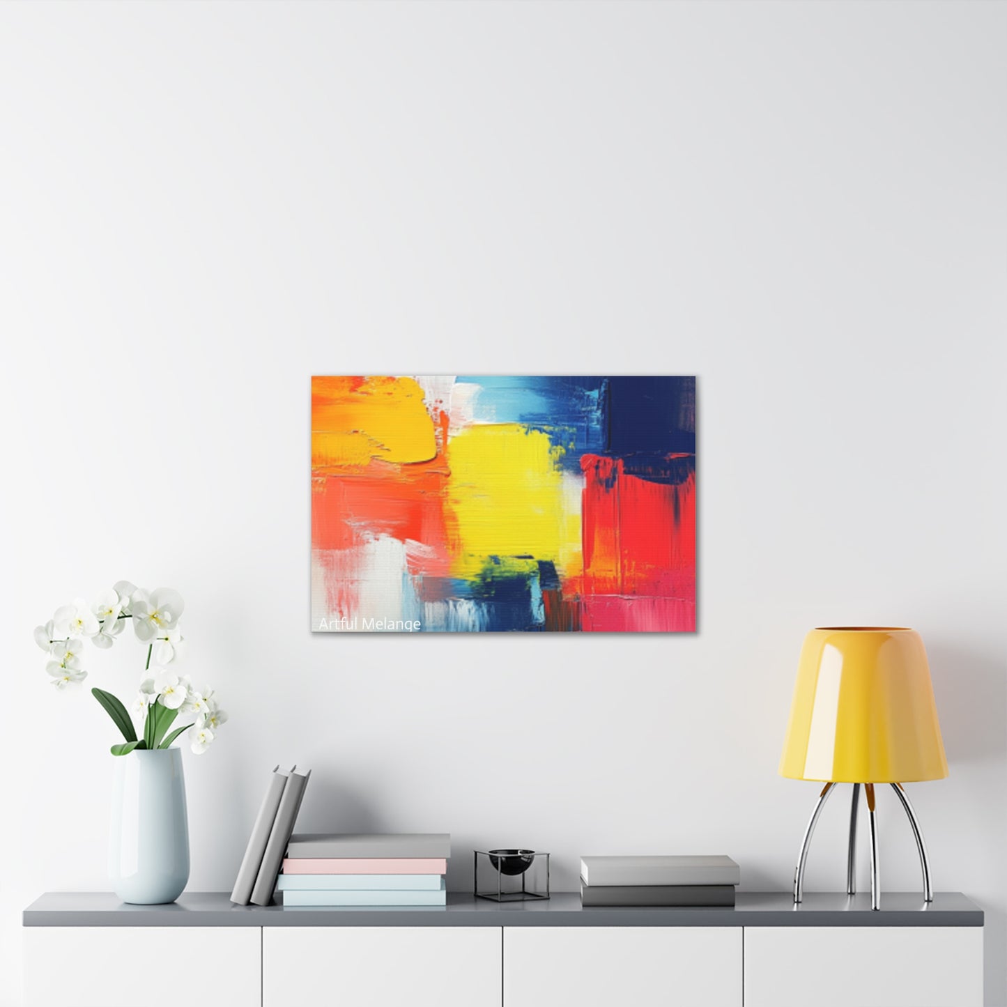 Acrylic Abstract Canvas Print - Richly Textured Artistry