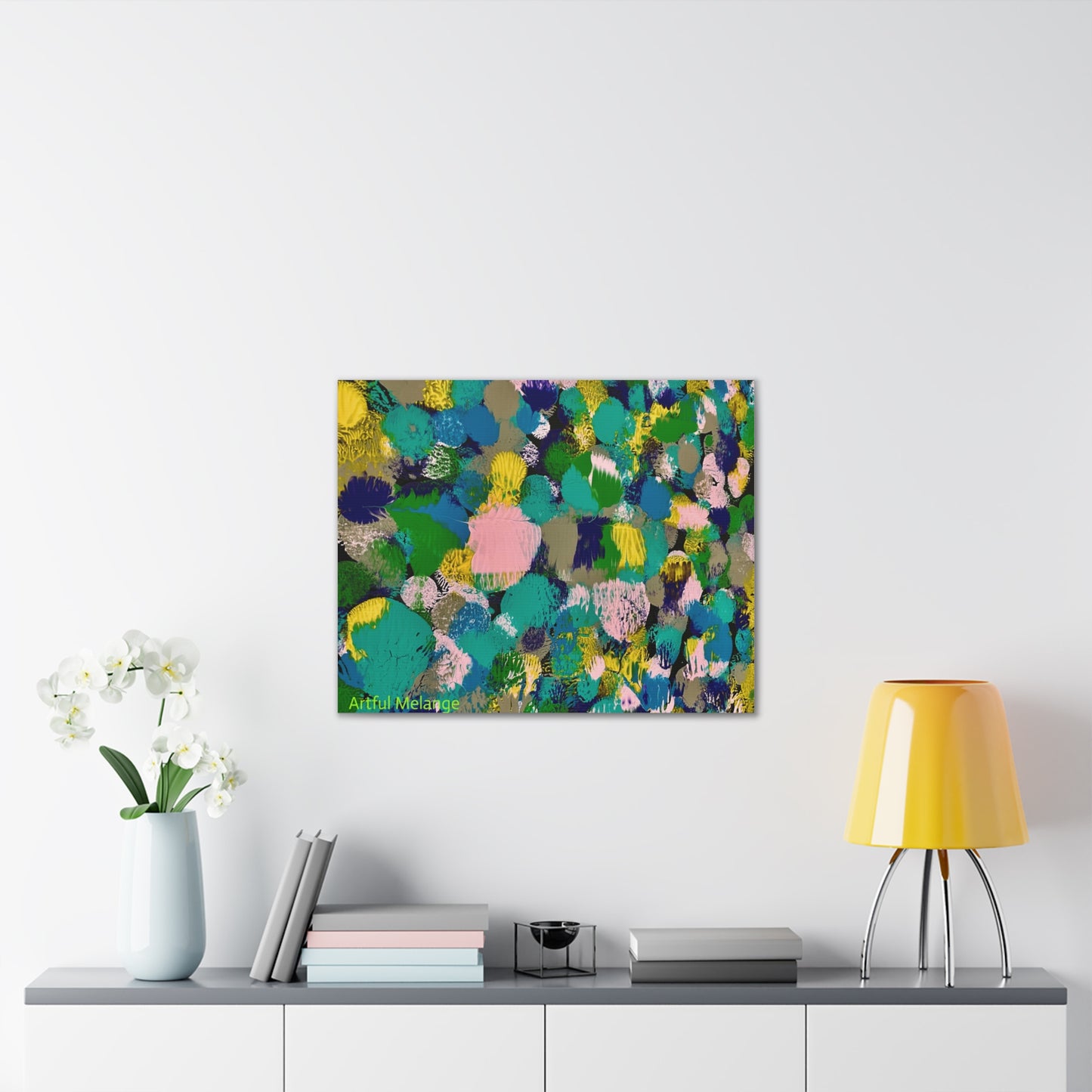 Acrylic Abstract Canvas Print - Richly Textured Artistry