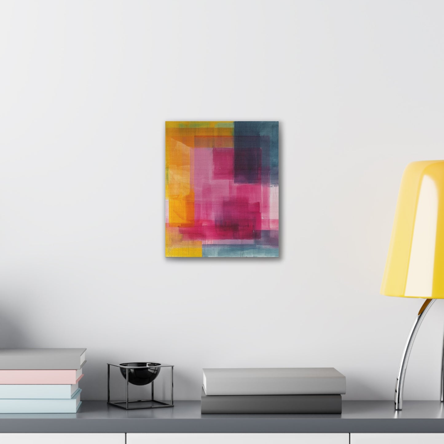 Primary Elegance: A Symphony of Sophistication Canvas Print