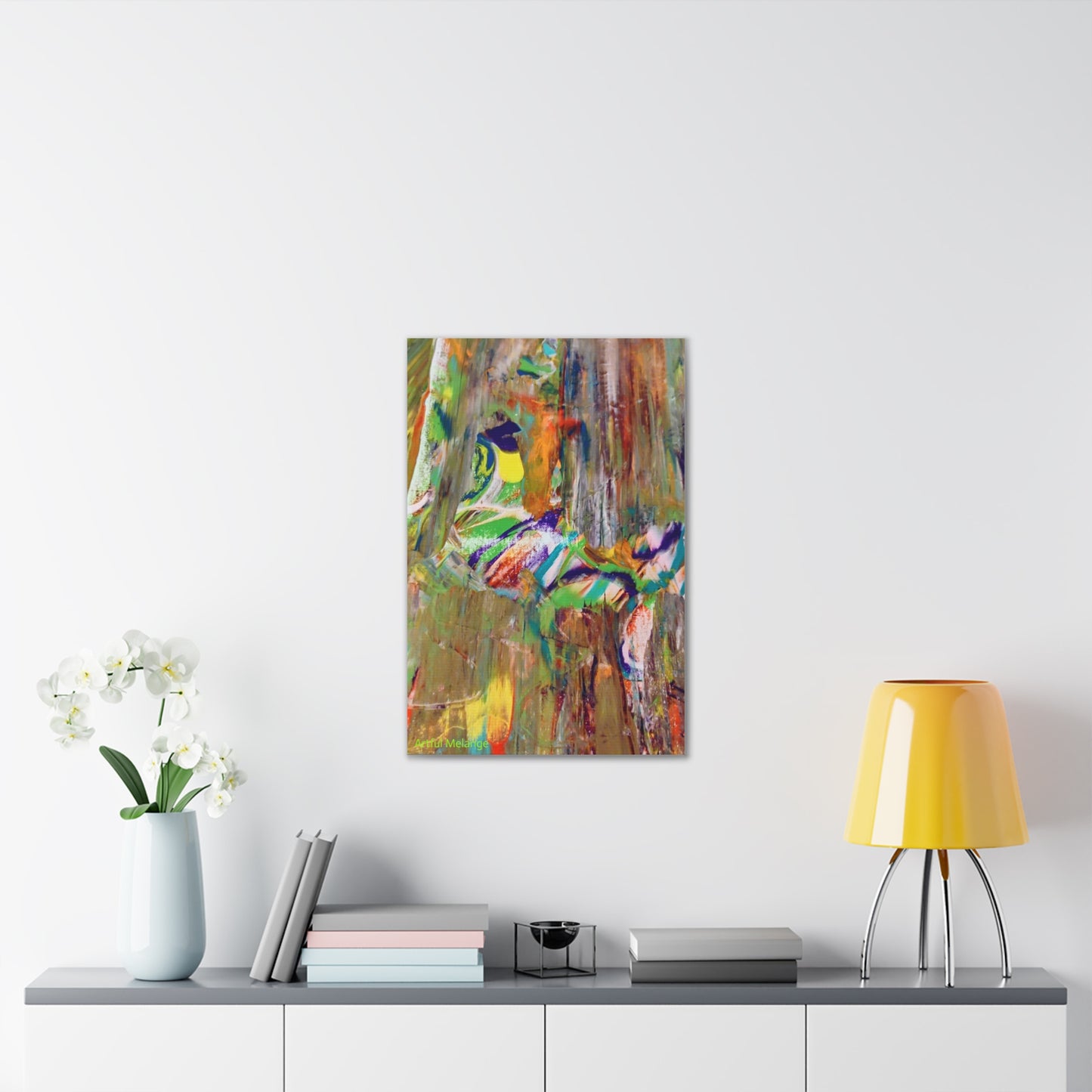 Acrylic Abstract Canvas Print - Richly Textured Artistry