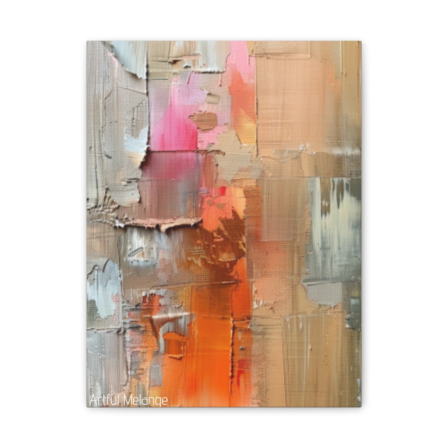 Primary Elegance: A Symphony of Sophistication Canvas Print