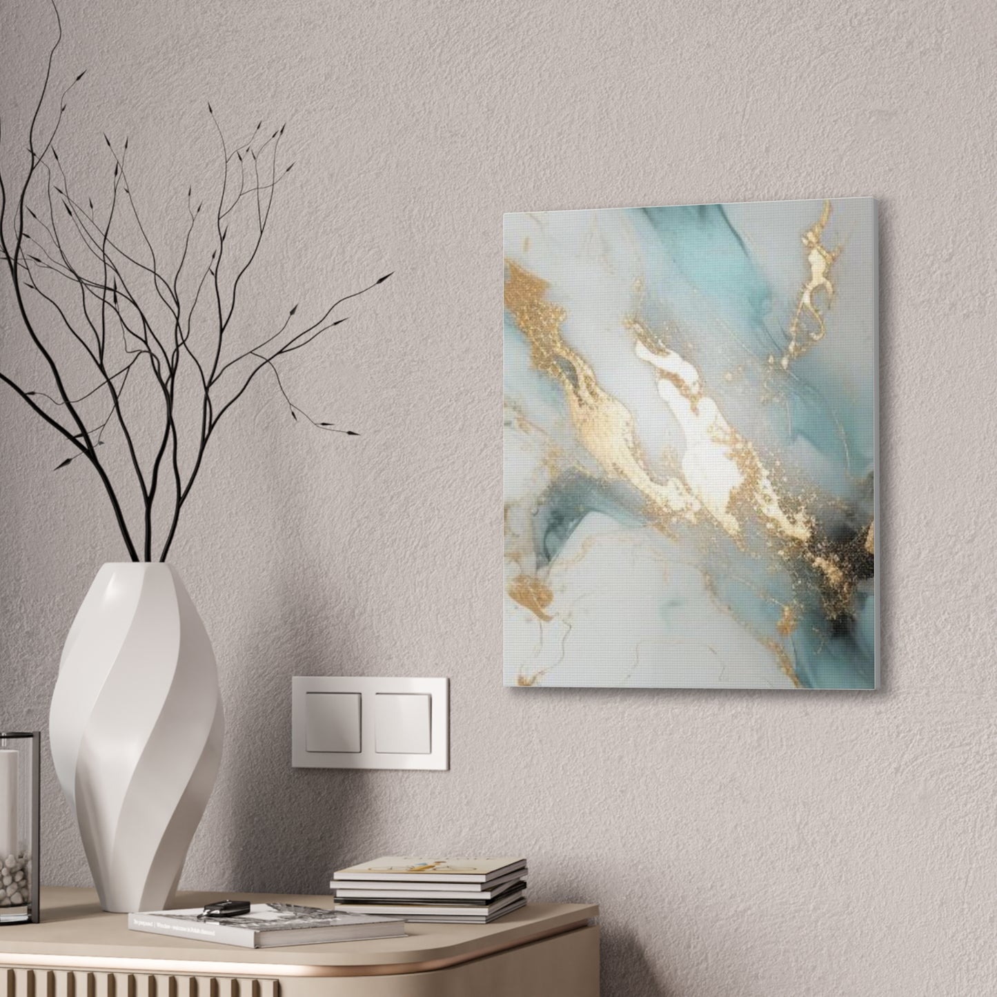 Gold Elegance: A Symphony of Sophistication Canvas Print