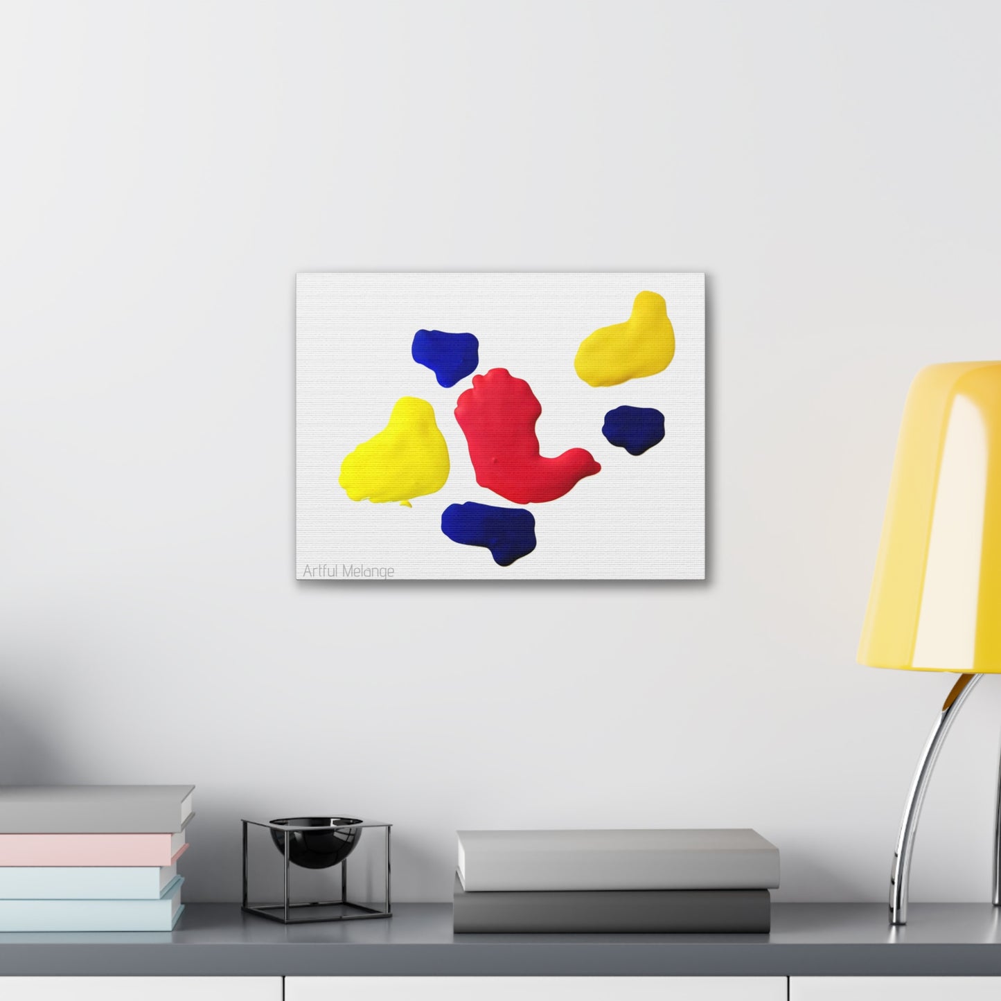 Primary Elegance: A Symphony of Sophistication Canvas Print