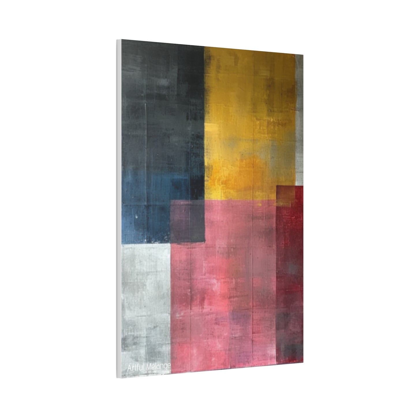 Primary Elegance: A Symphony of Sophistication Canvas Print