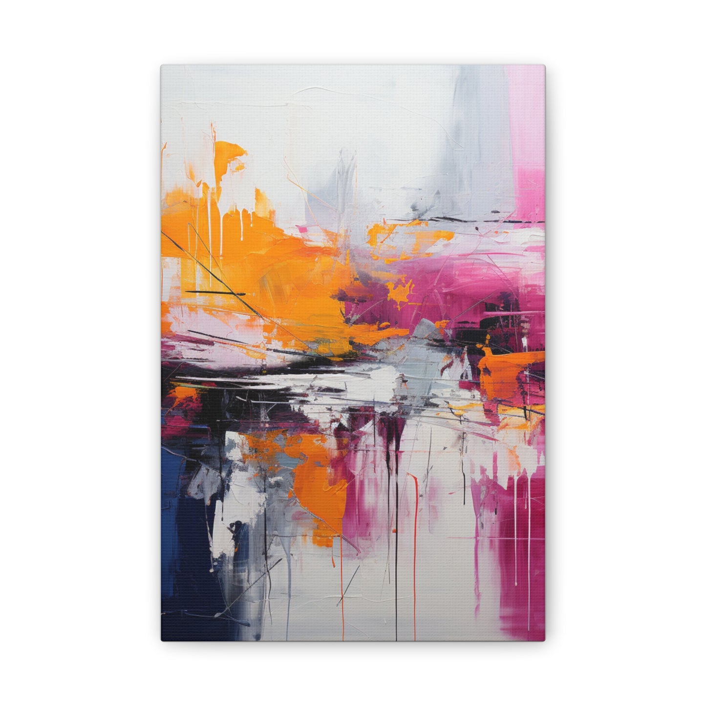 Primary Elegance: A Symphony of Sophistication Canvas Print