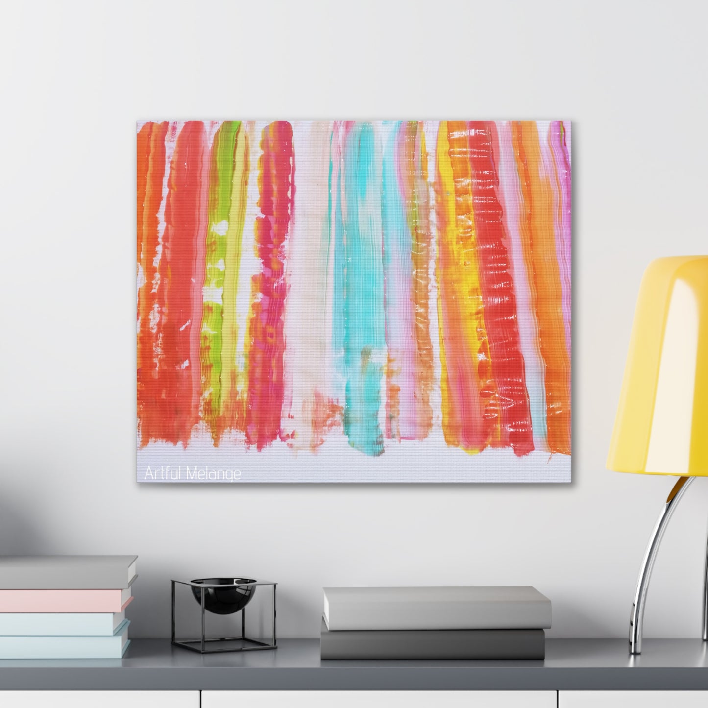 Primary Elegance: A Symphony of Sophistication Canvas Print