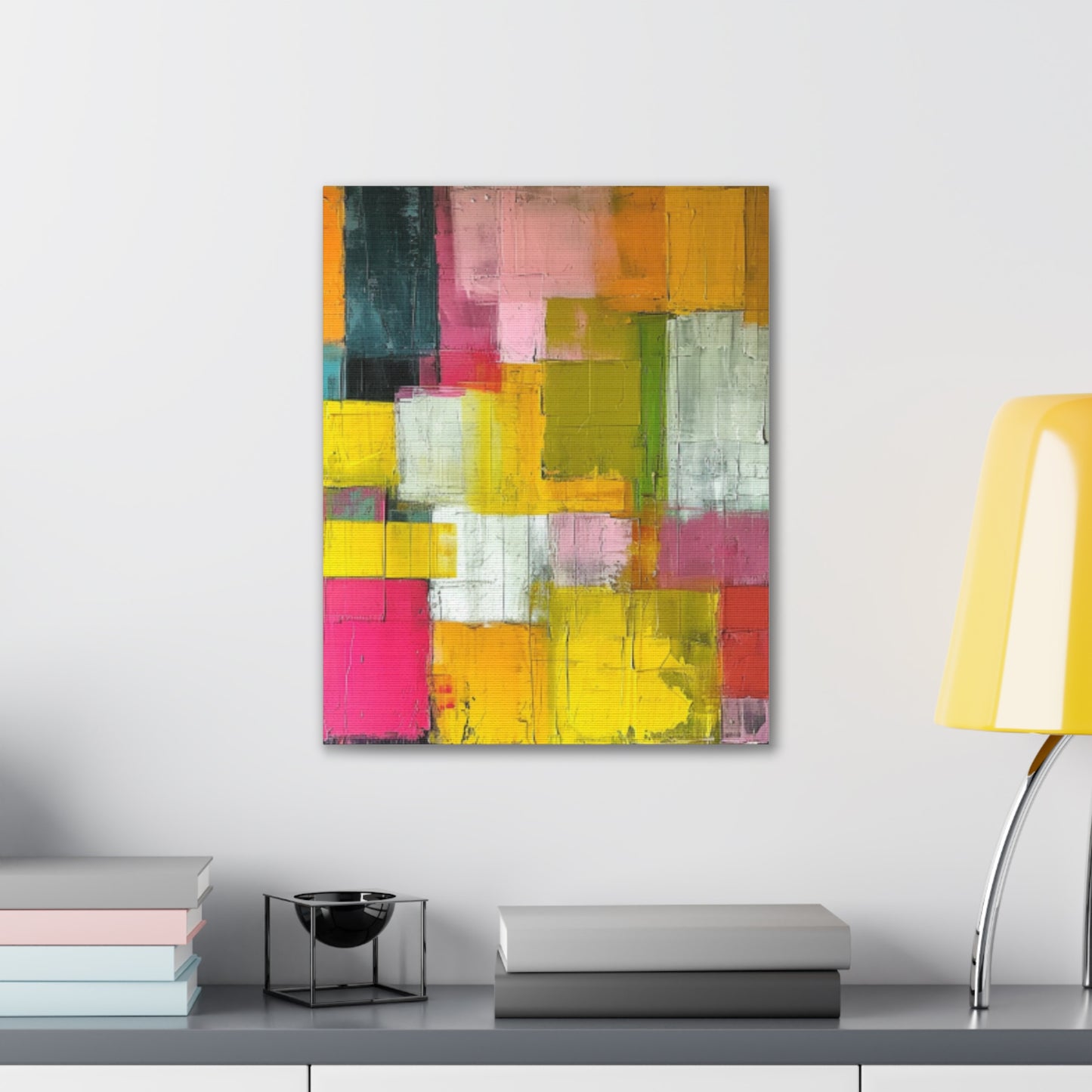 Primary Elegance: A Symphony of Sophistication Canvas Print