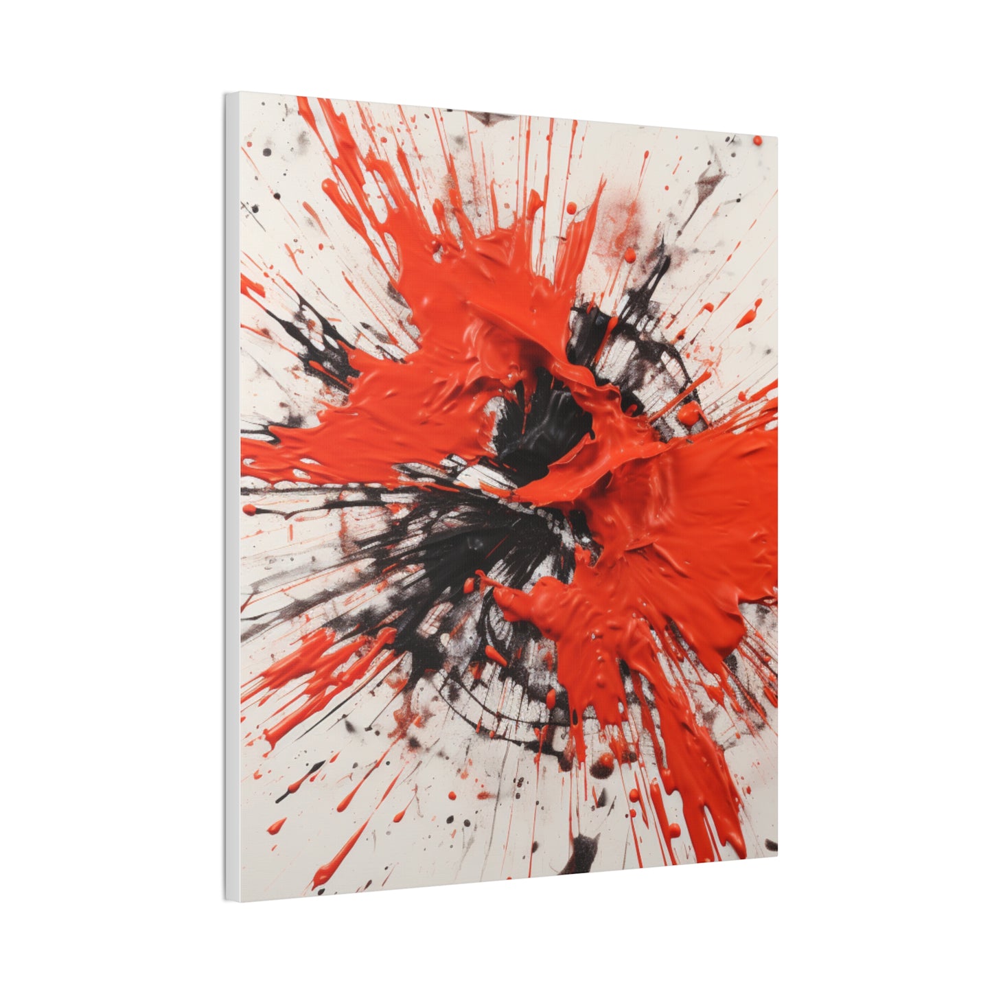 Acrylic Abstract Canvas Print - Richly Textured Artistry