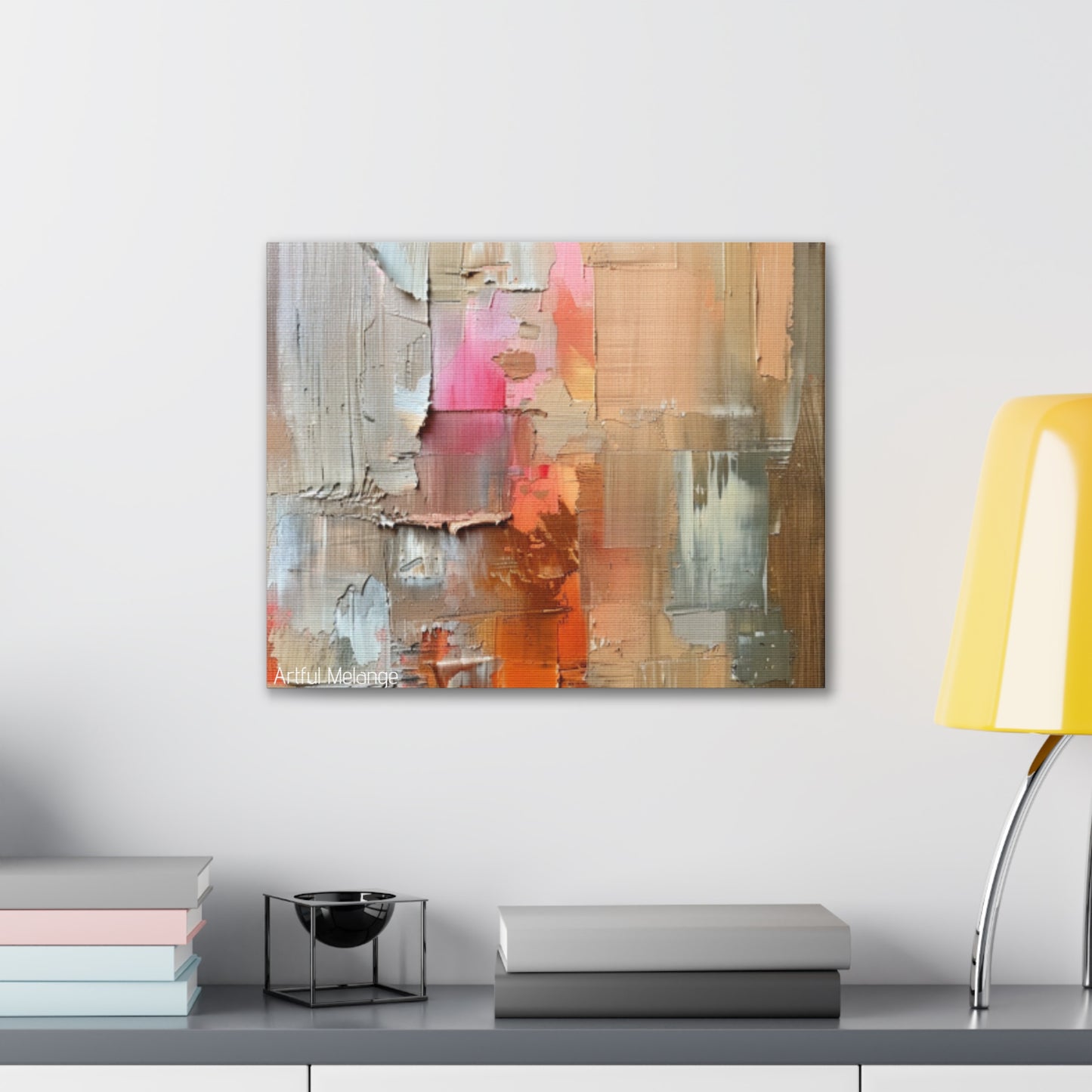 Primary Elegance: A Symphony of Sophistication Canvas Print