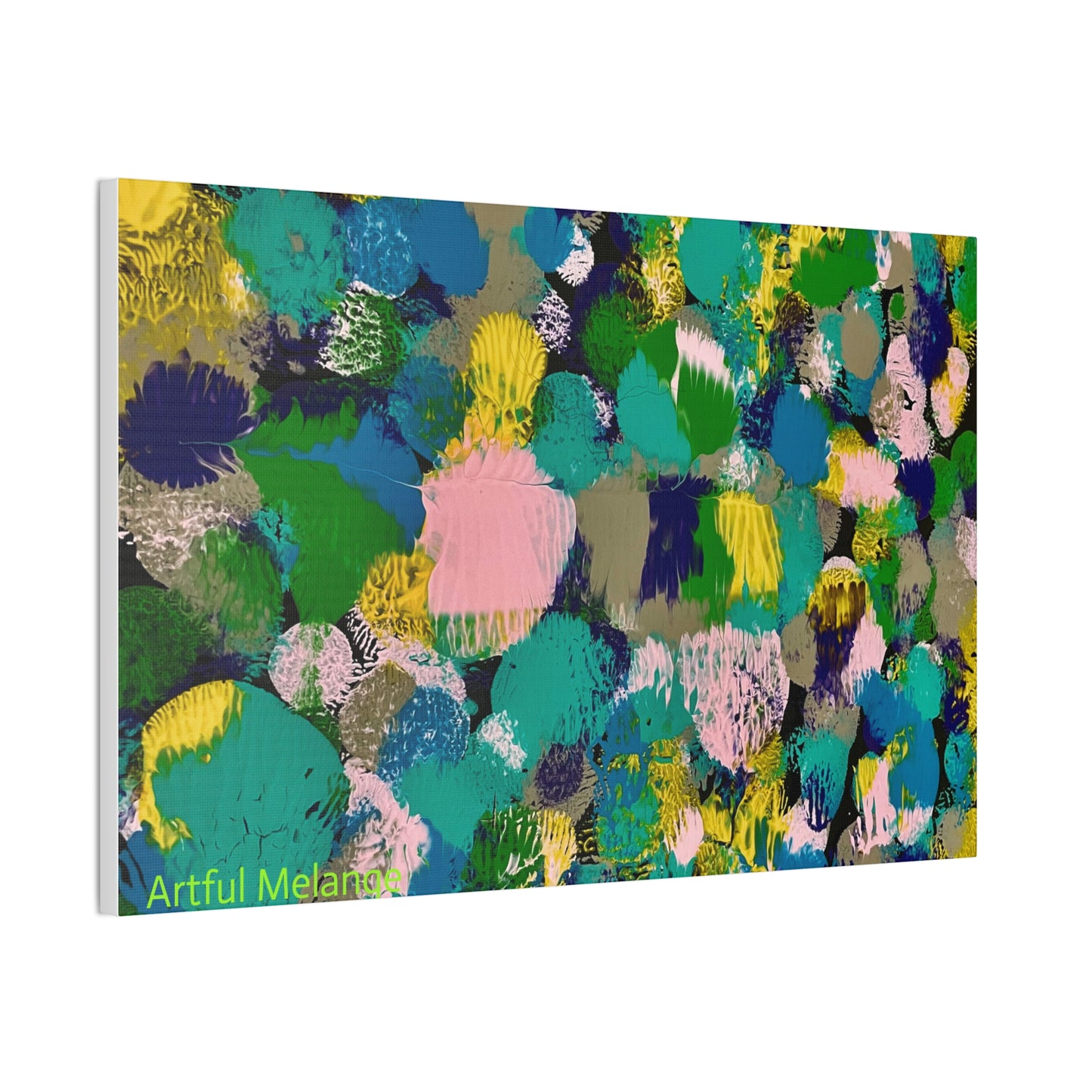 Acrylic Abstract Canvas Print - Richly Textured Artistry