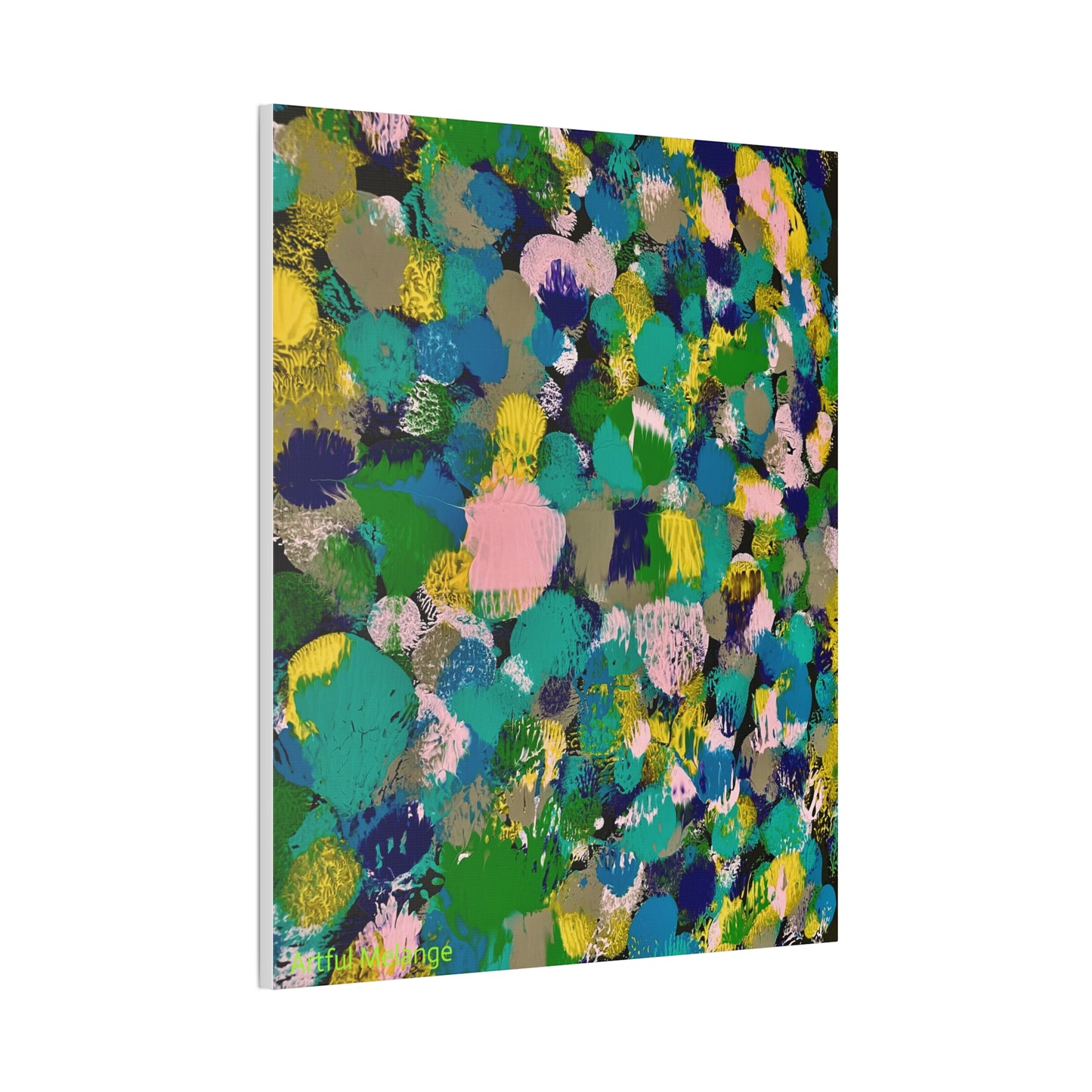 Acrylic Abstract Canvas Print - Richly Textured Artistry