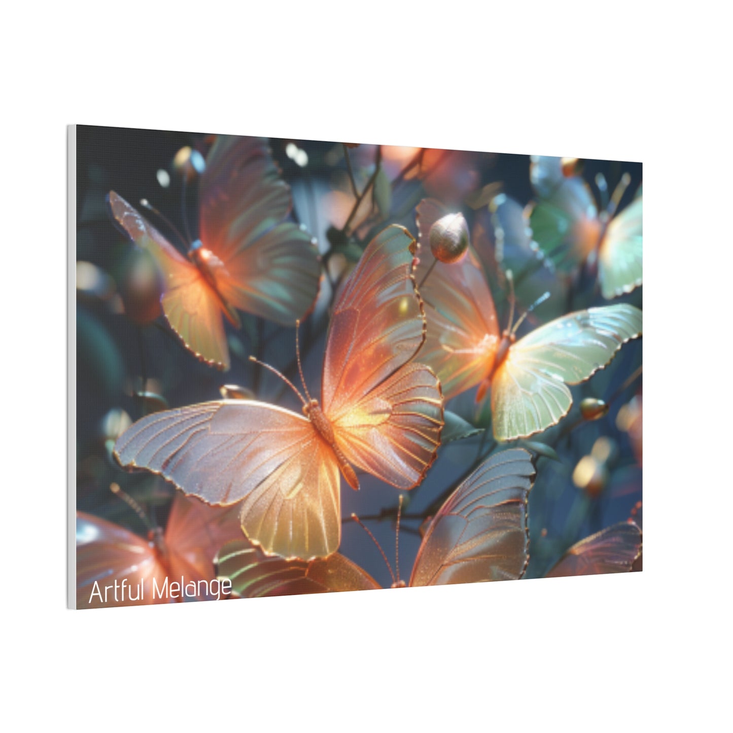 Fluttering Dreams: Butterfly Canvas Print Collection