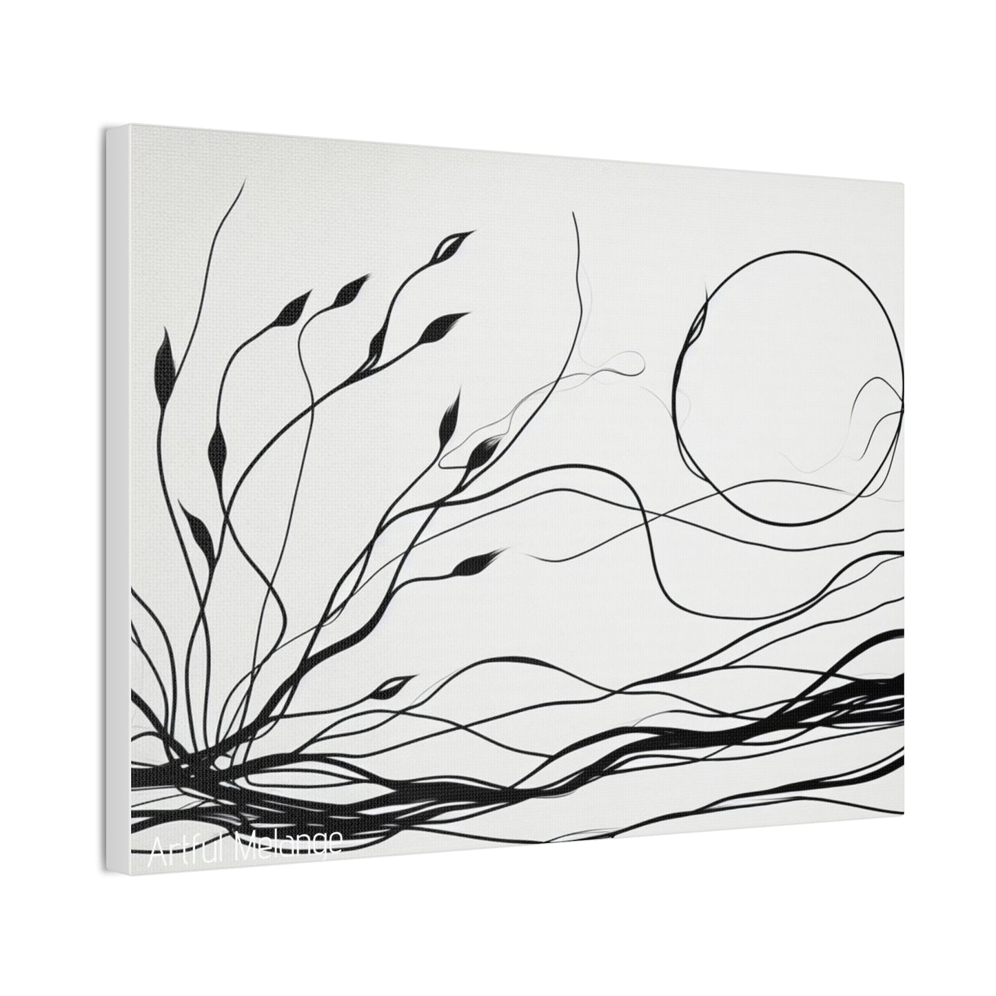 Primary Elegance: A Symphony of Sophistication Canvas Print