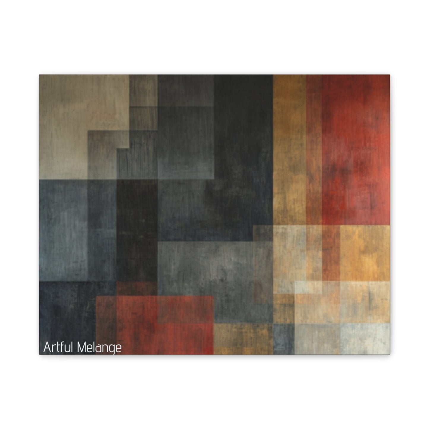 Primary Elegance: A Symphony of Sophistication Canvas Print