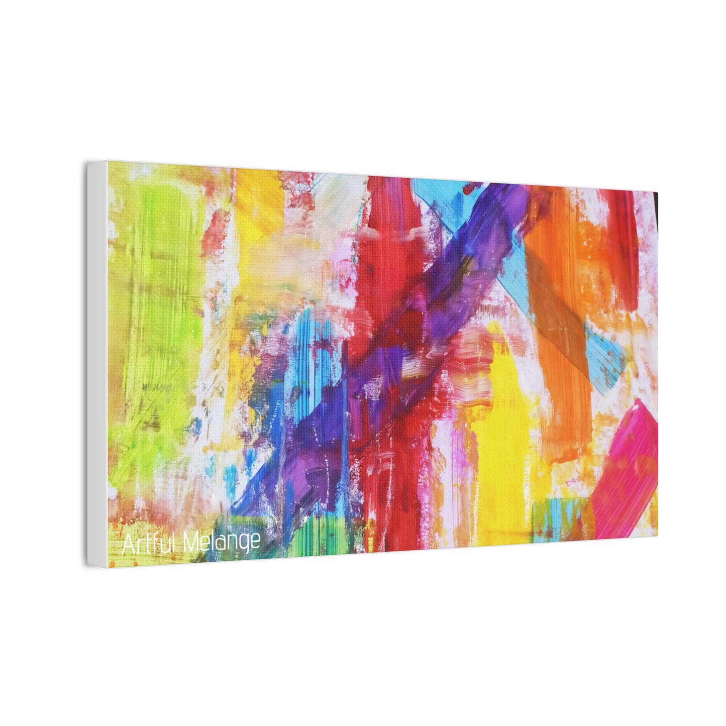 Primary Elegance: A Symphony of Sophistication Canvas Print