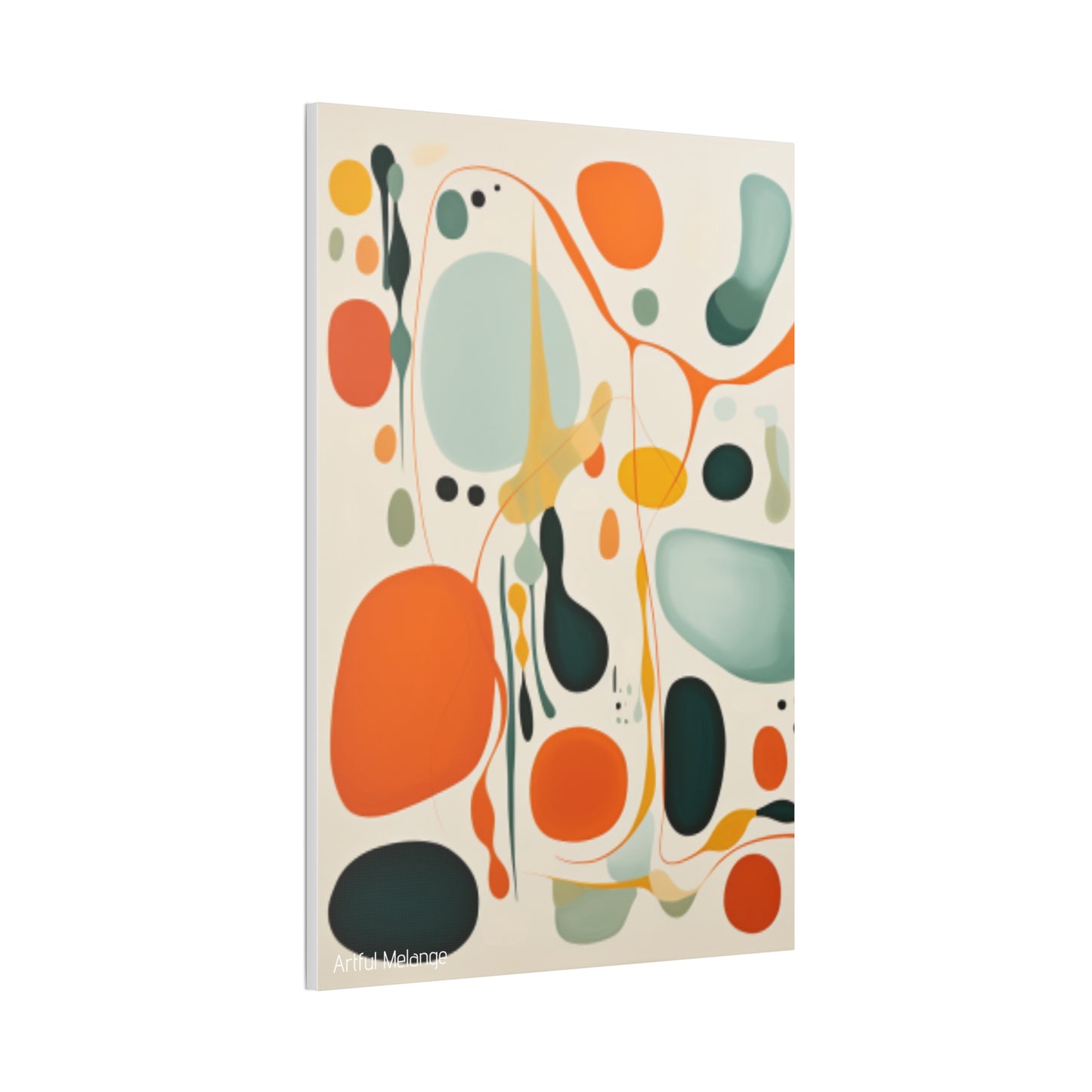 Primary Elegance: A Symphony of Sophistication Canvas Print