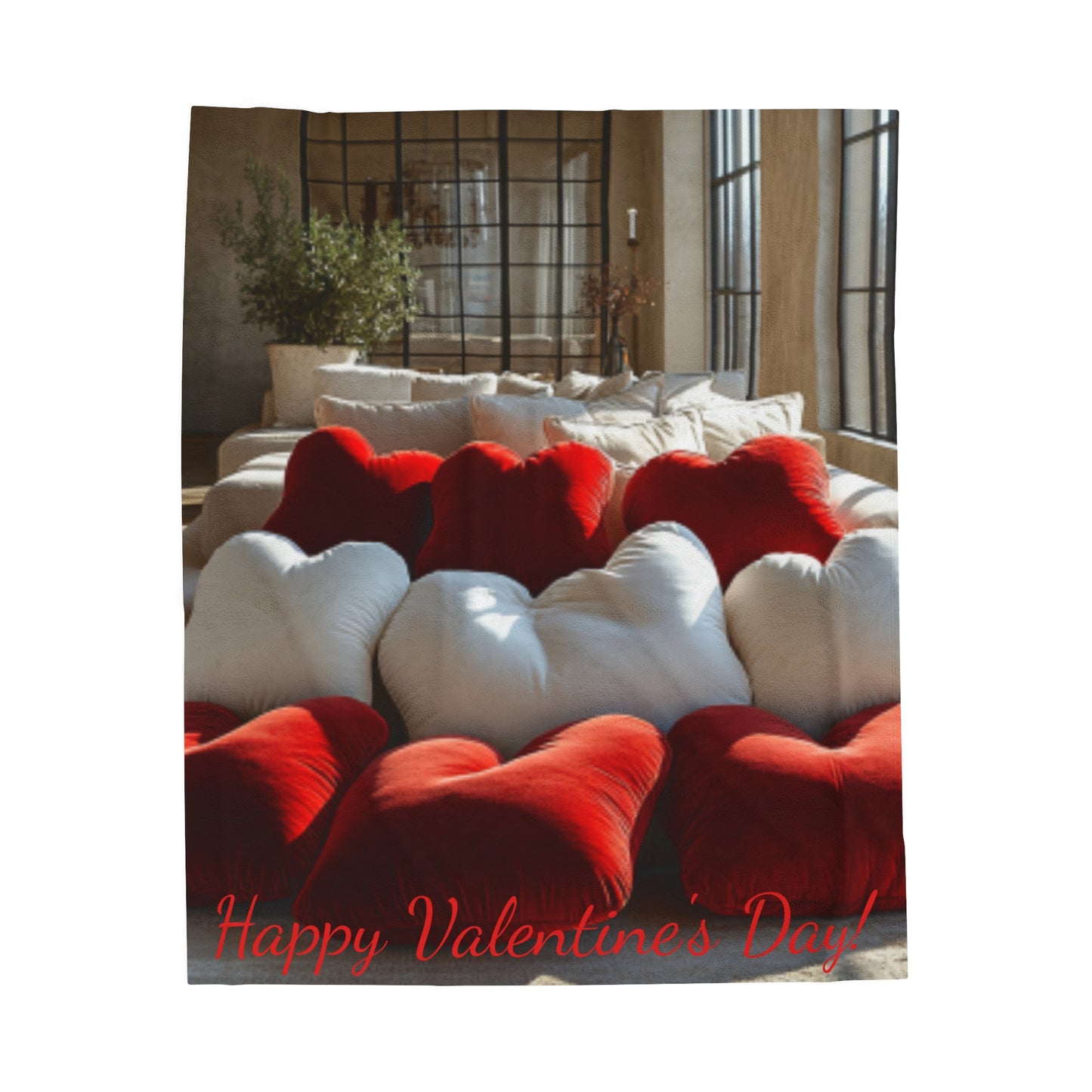 Velveteen Plush Valentine's Day Blanket 5