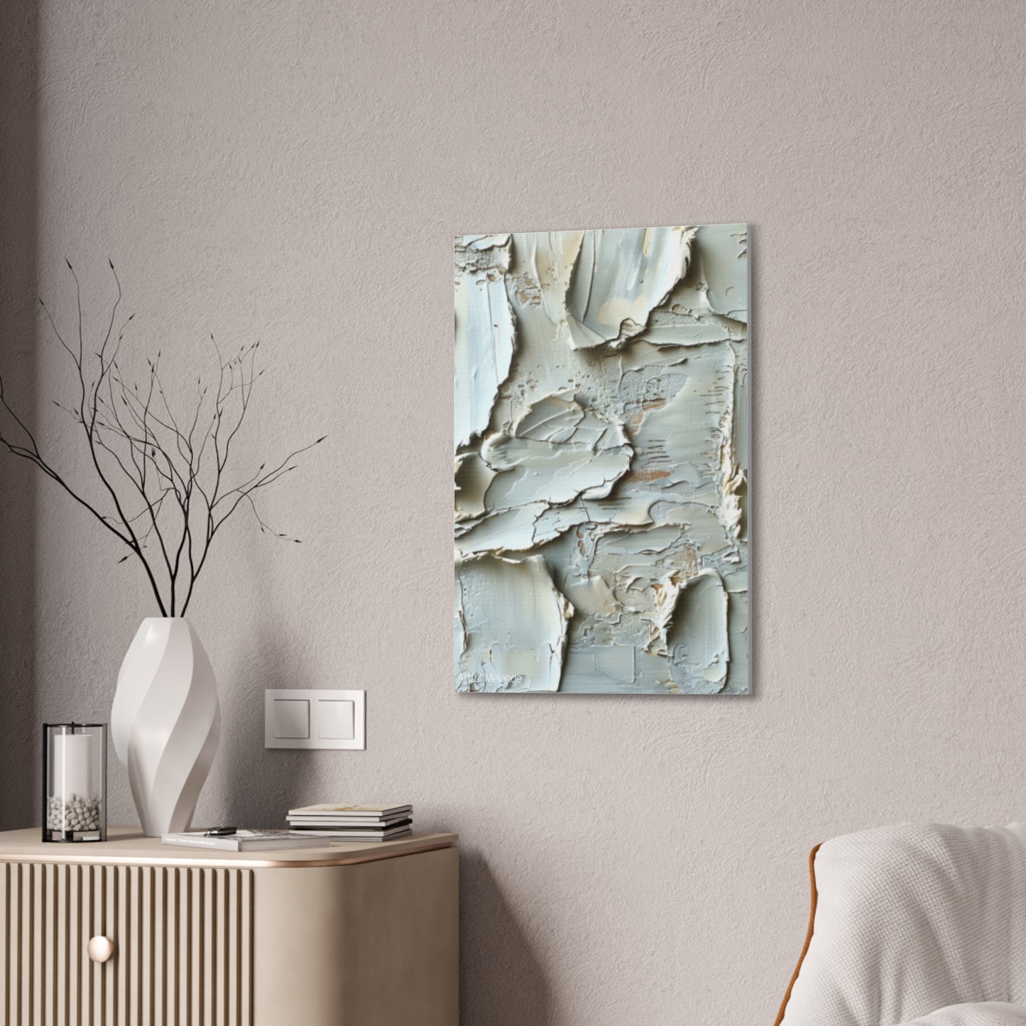 Primary Elegance: A Symphony of Sophistication Canvas Print