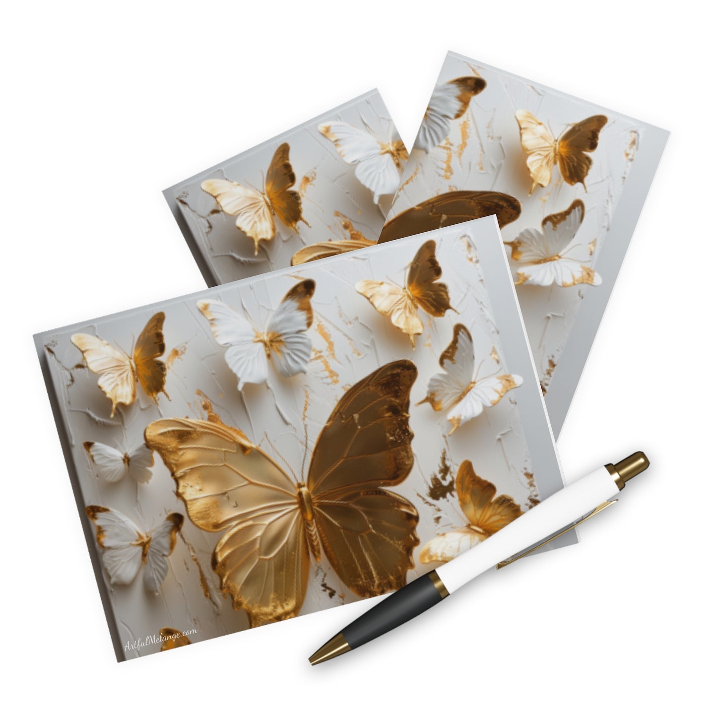 Wings of Wonder: Butterfly Note Card Collection (5 Pack)