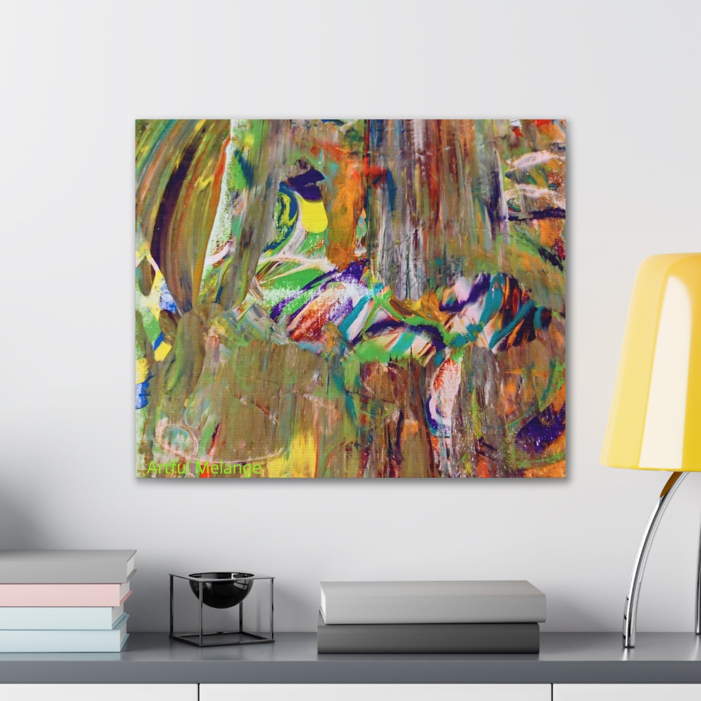 Acrylic Abstract Canvas Print - Richly Textured Artistry