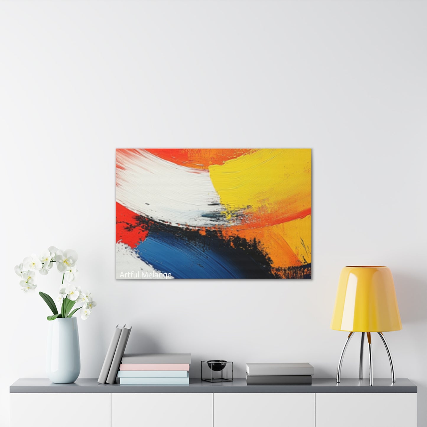 Acrylic Abstract Canvas Print - Richly Textured Artistry