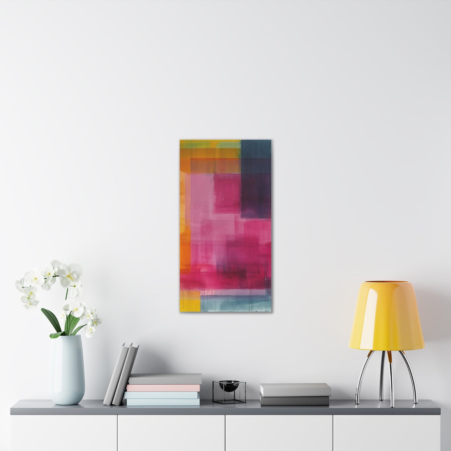 Primary Elegance: A Symphony of Sophistication Canvas Print