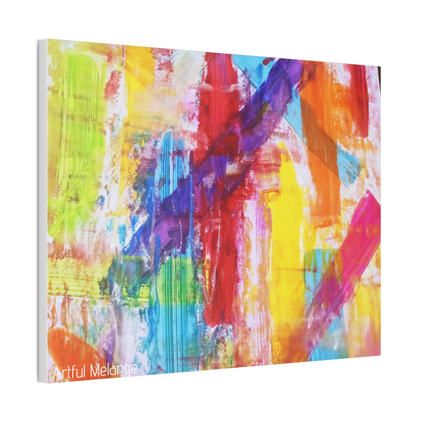 Primary Elegance: A Symphony of Sophistication Canvas Print